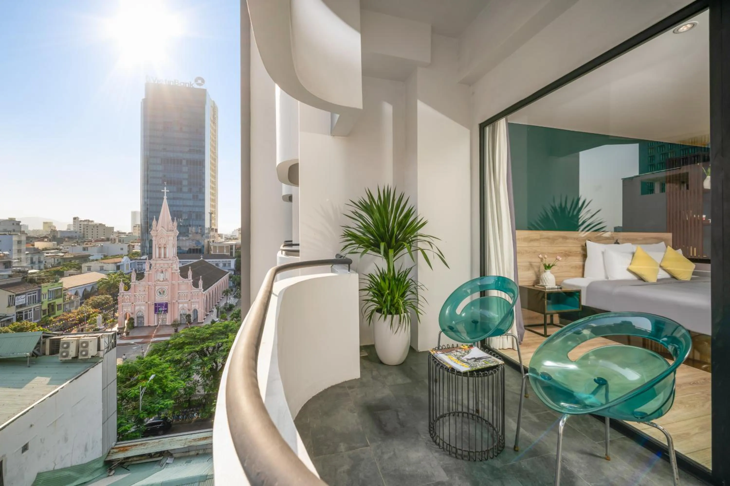 Bed in Satya Da Nang Hotel Han Market