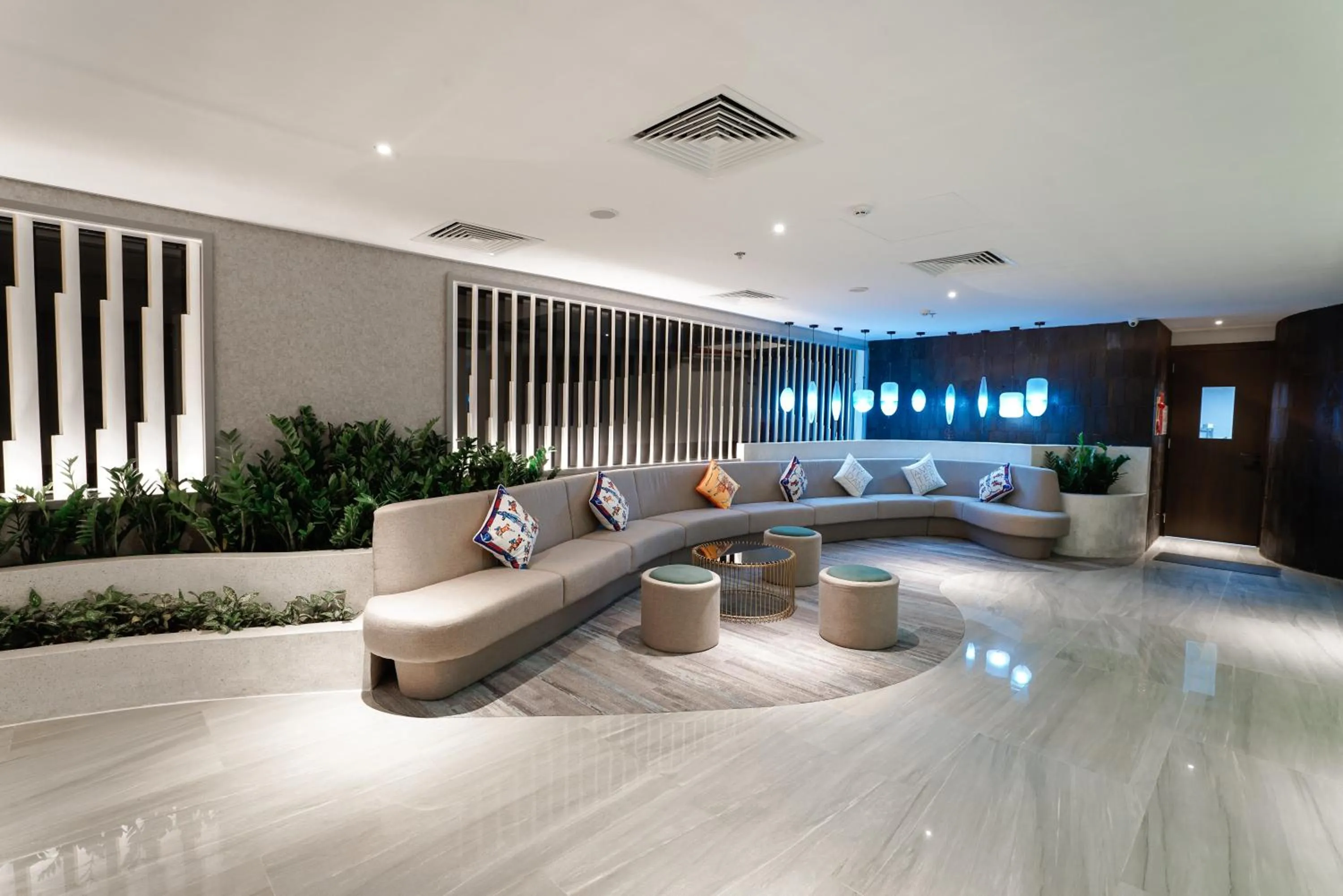 Seating area in Satya Da Nang Hotel Han Market