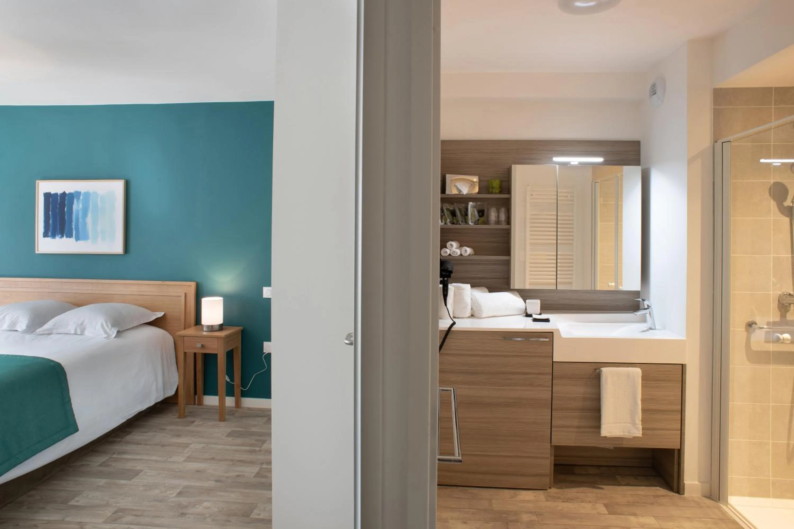 Bathroom, Bed in DOMITYS La Courtine