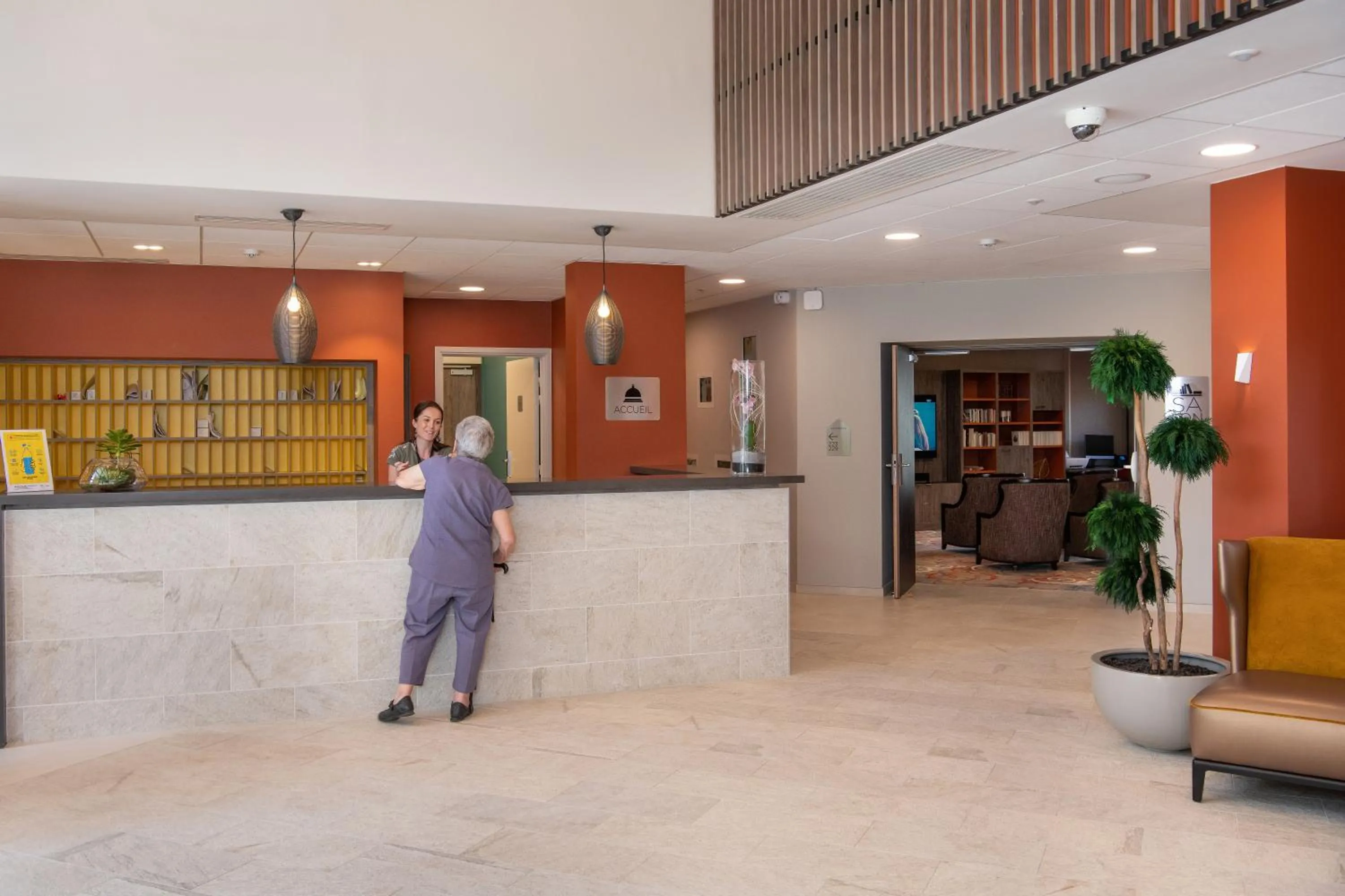 Lobby or reception in DOMITYS La Courtine