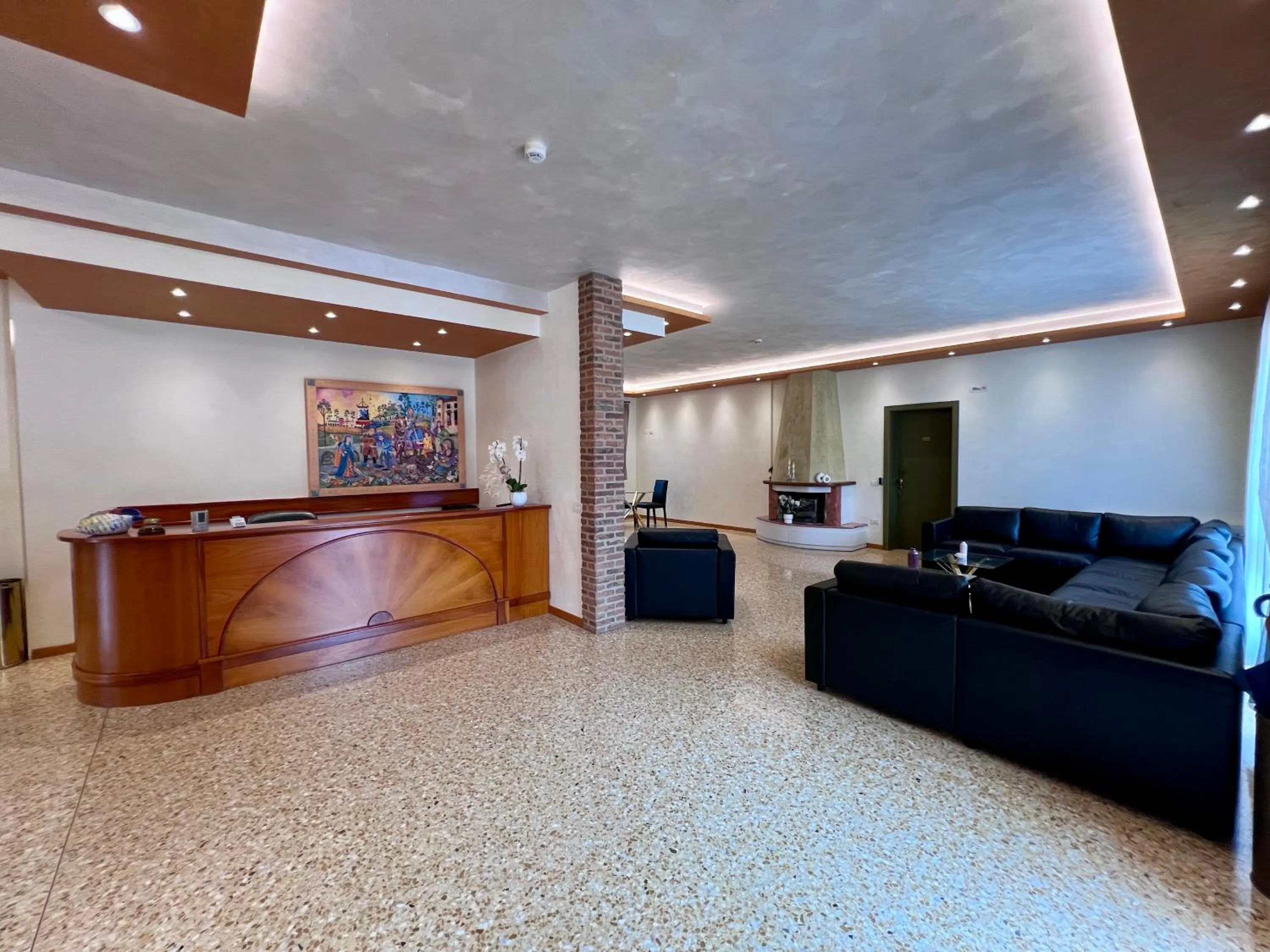 Lobby or reception in Cà Rocca Relais