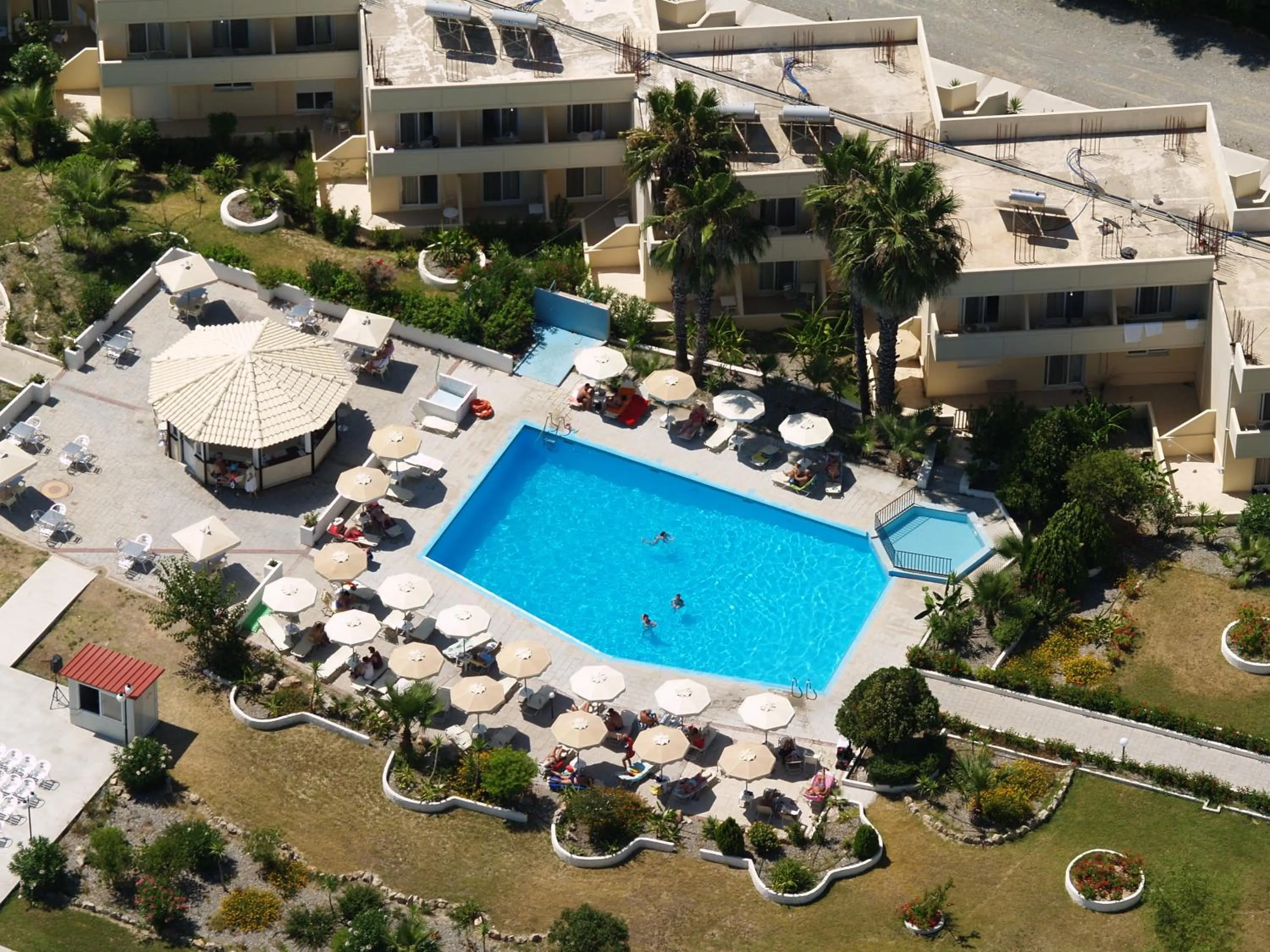 Bird's eye view in Olive Garden Hotel