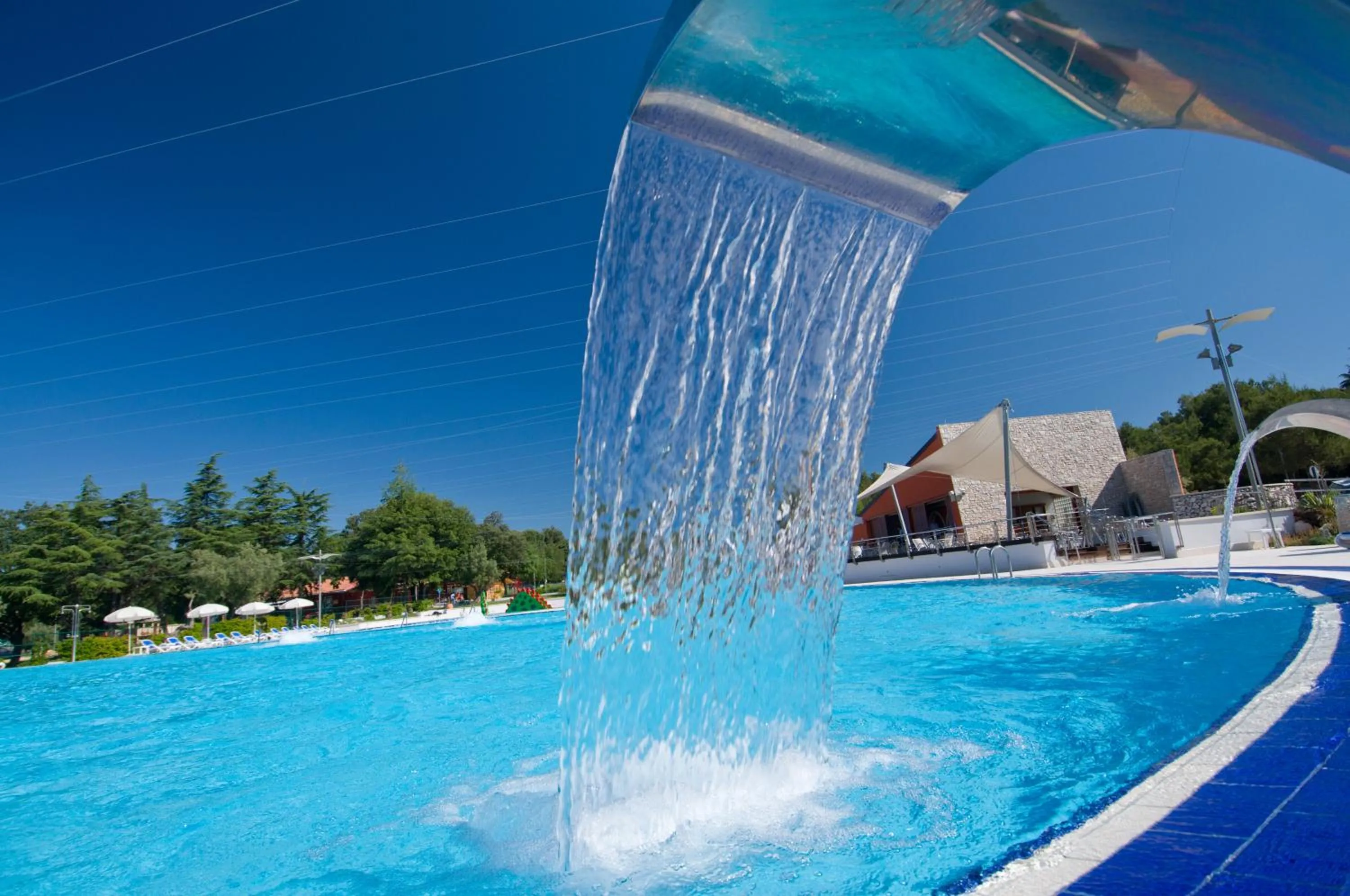 Swimming pool in Maistra Camping Polari Mobile homes
