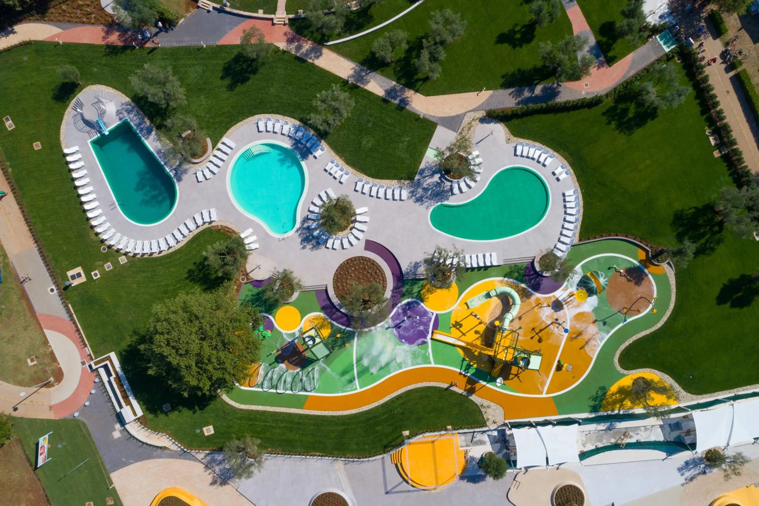 Aqua park in Maistra Camping Polari Mobile homes