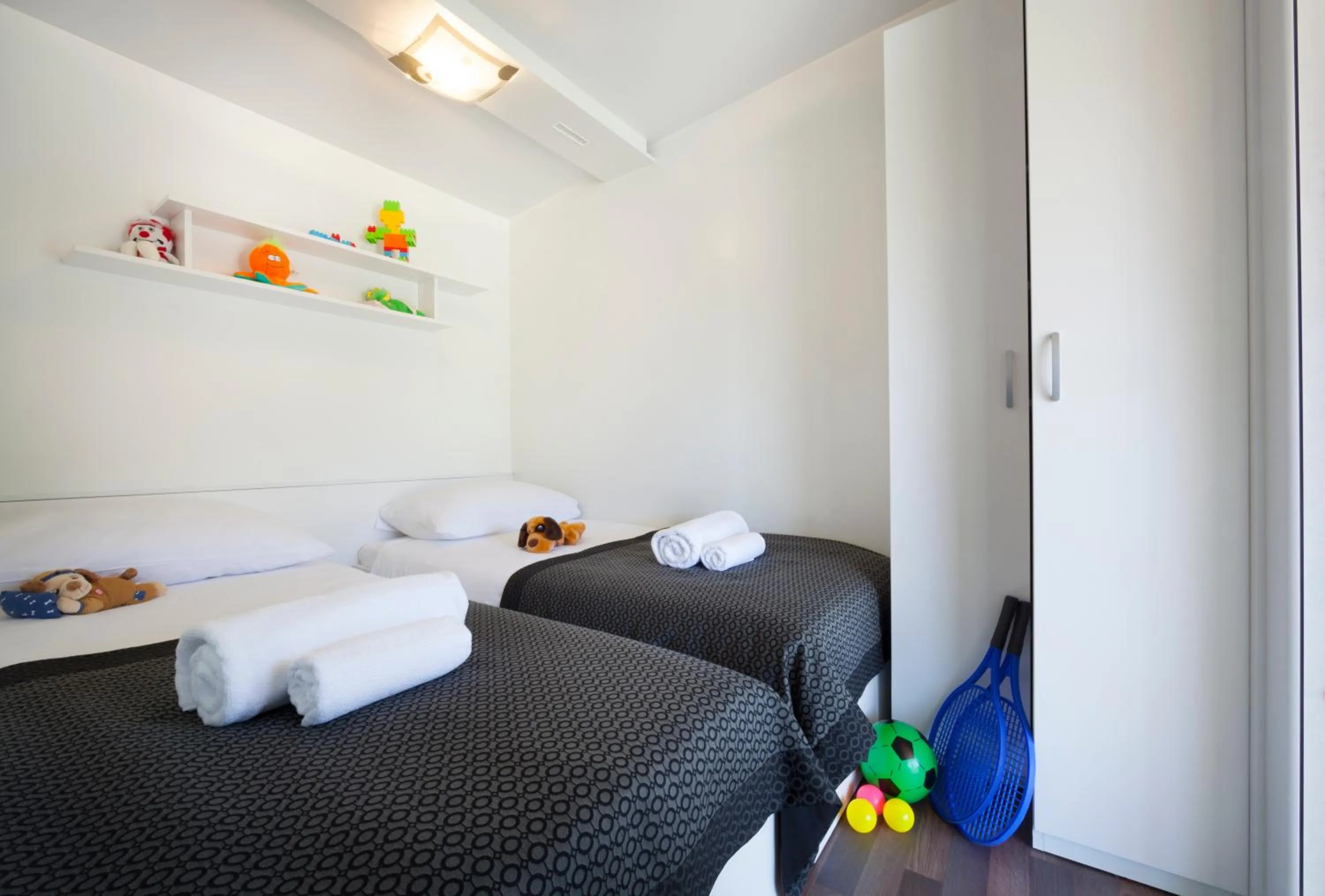 Bed in Maistra Camping Polari Mobile homes