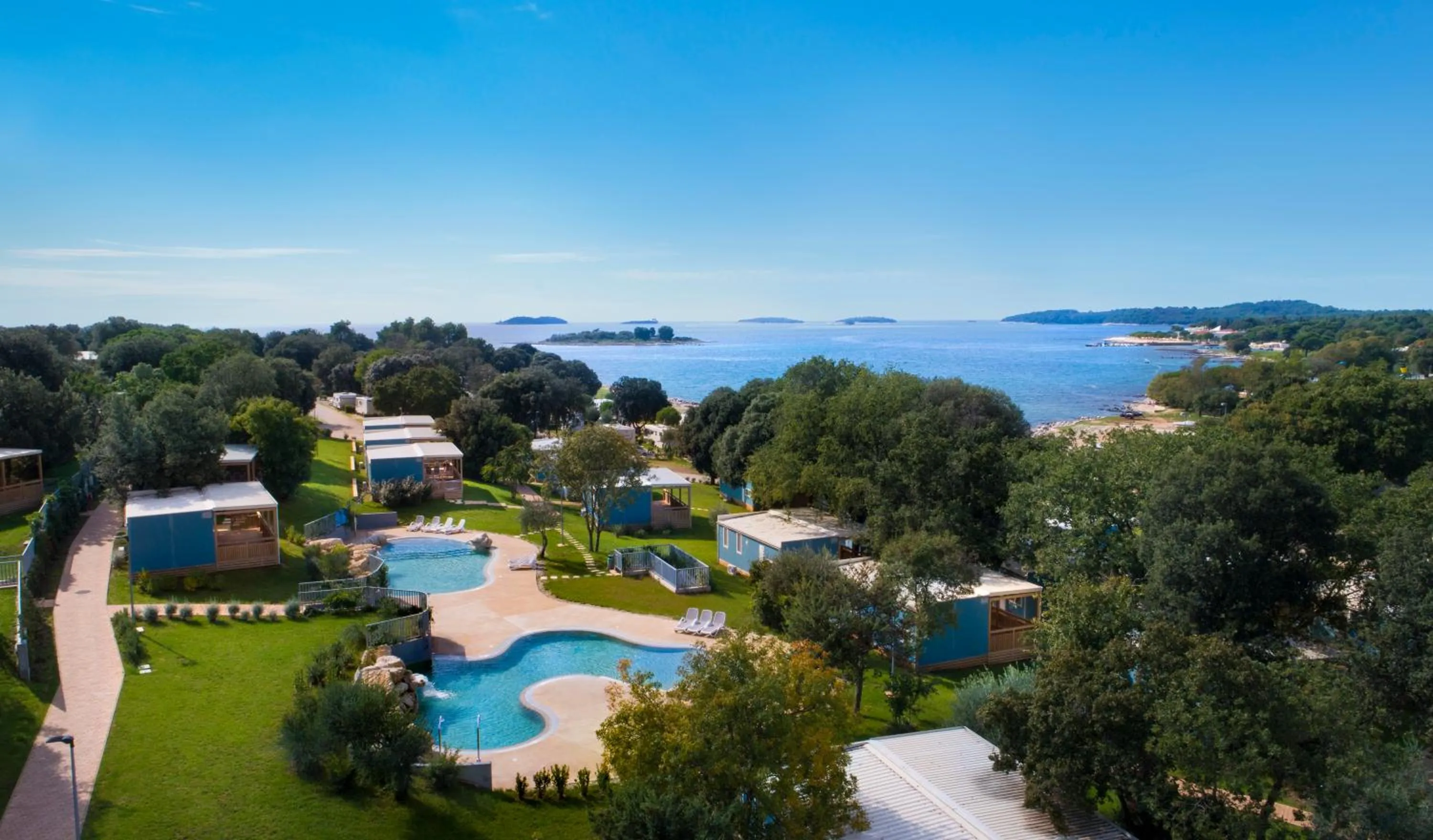 Bird's eye view in Maistra Camping Polari Mobile homes