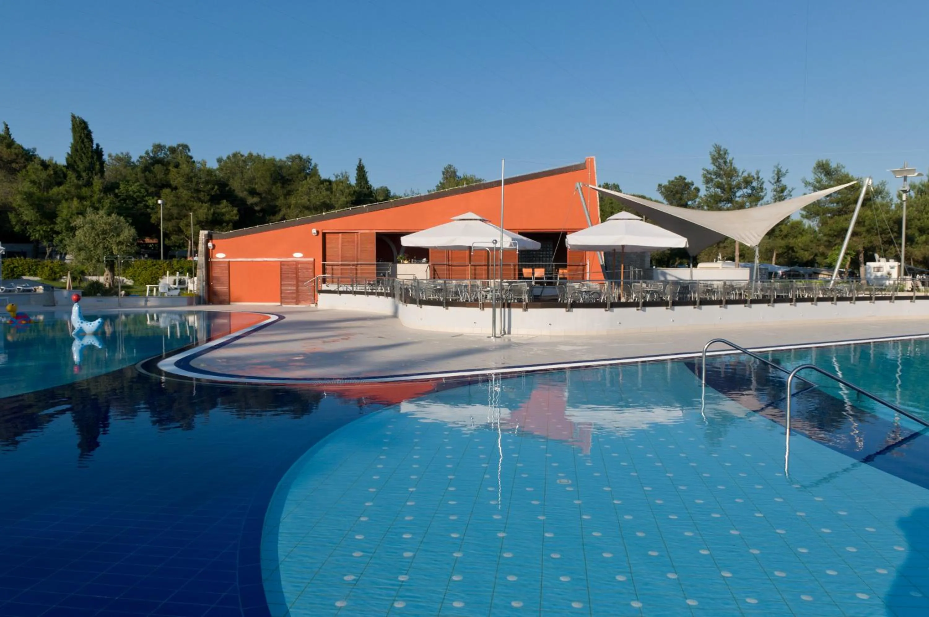Swimming pool in Maistra Camping Polari Mobile homes