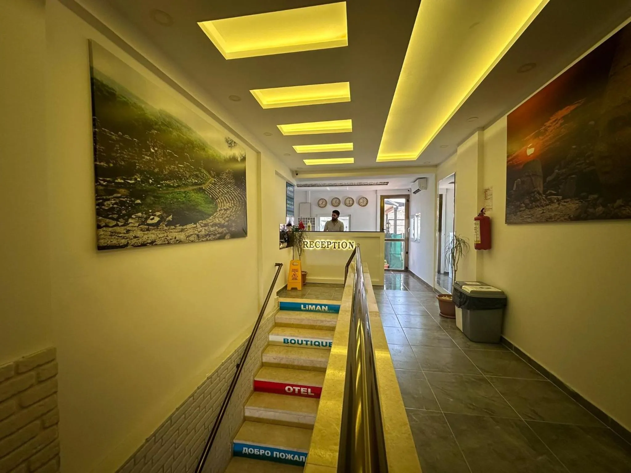 Lobby or reception in LİMAN BOUTIQUE OTEL
