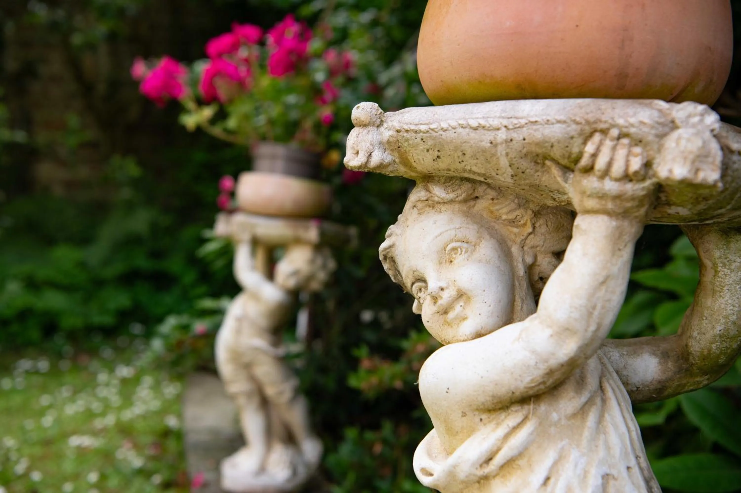 Garden in Maison d'hôtes de charme La Rose de Ducey près du Mont Saint Michel