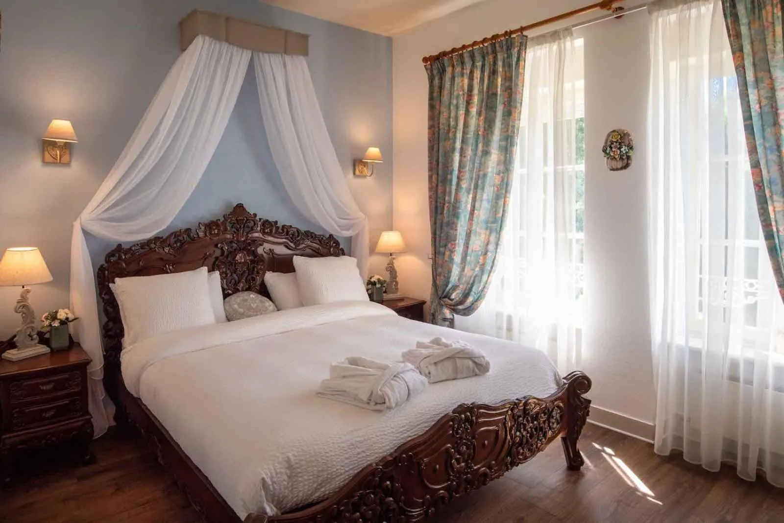 Bed in Maison d'hôtes de charme La Rose de Ducey près du Mont Saint Michel