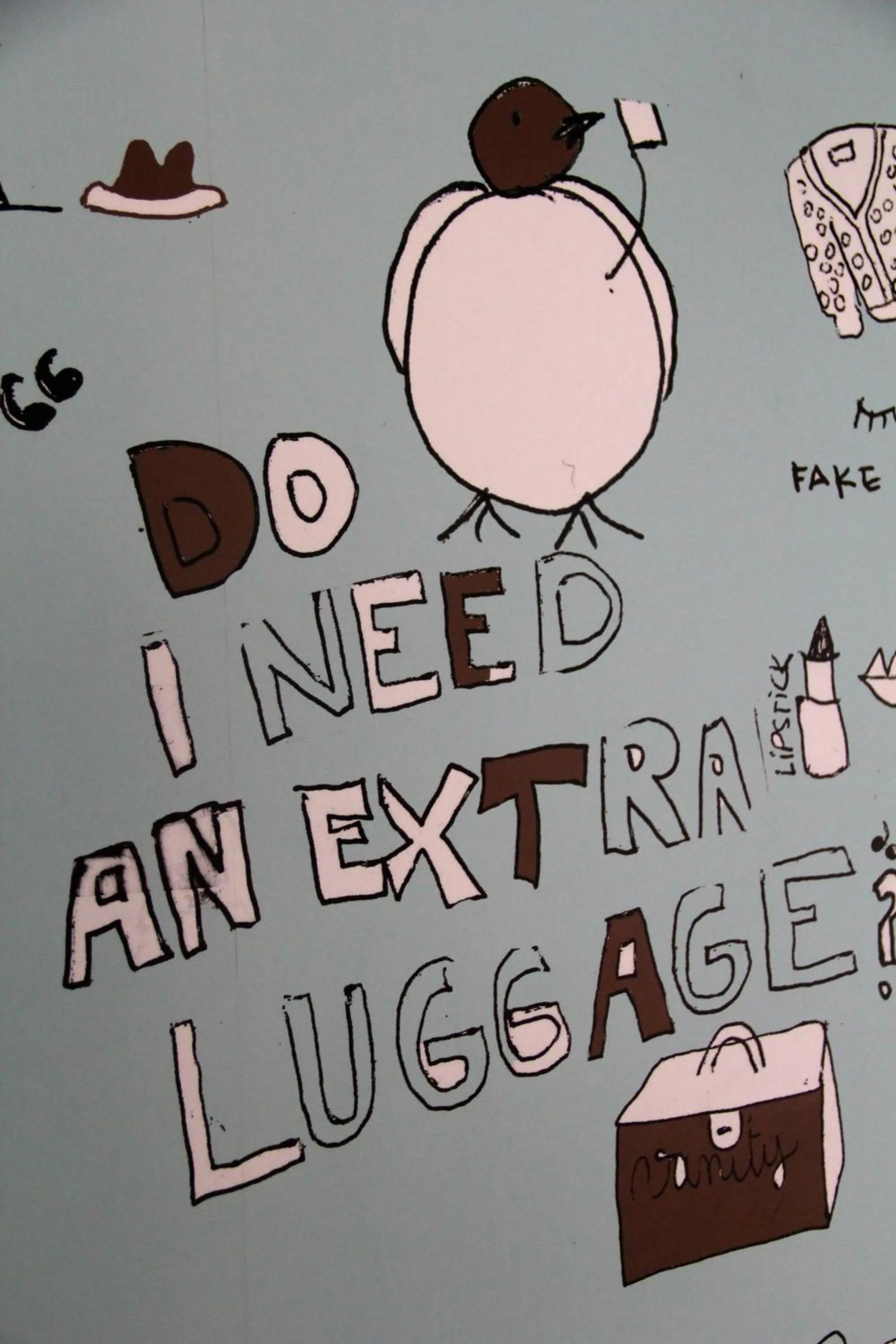 Decorative detail in Hôtel des 3 Poussins