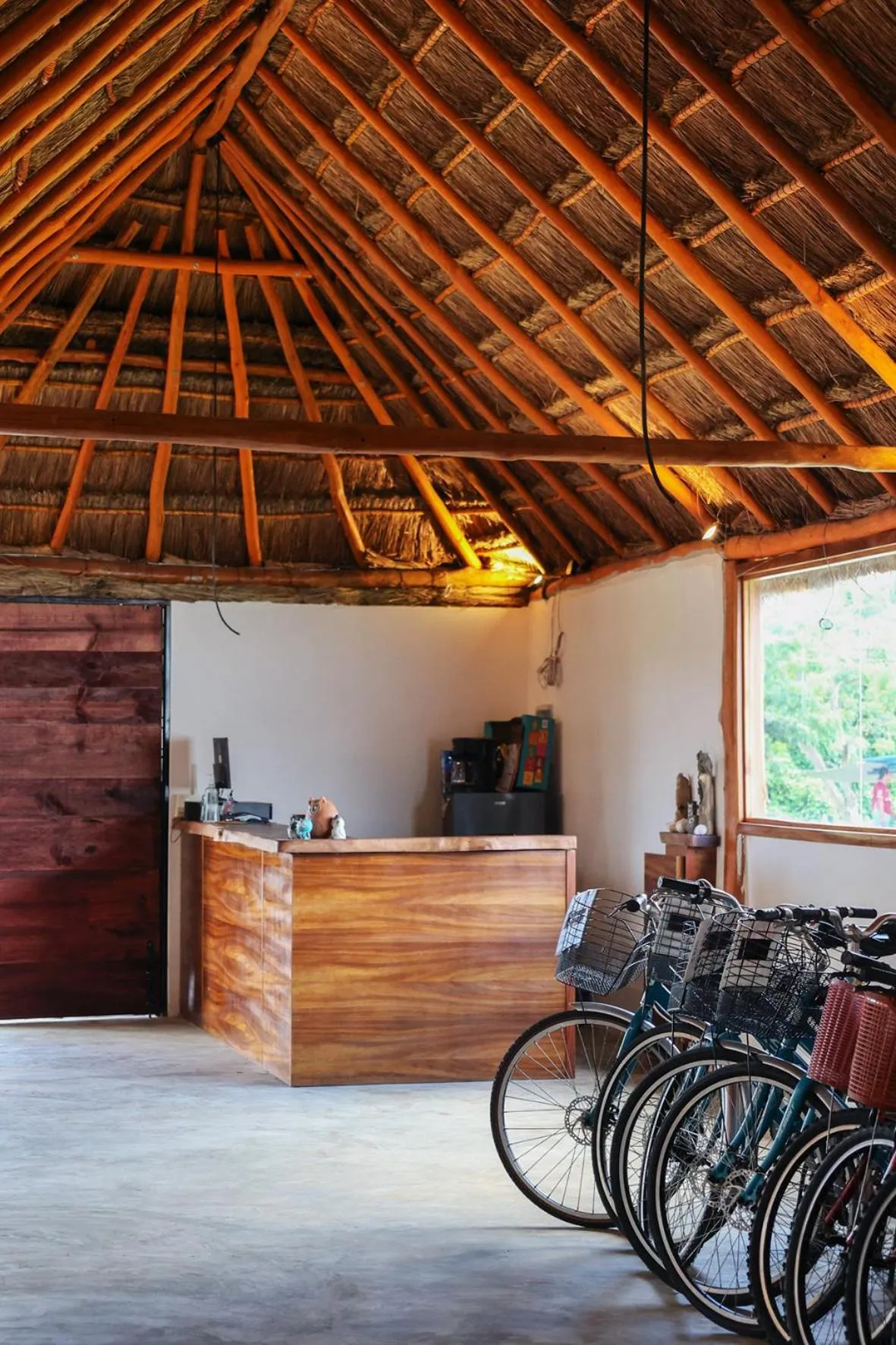 Lobby or reception in El Búho Bacalar Eco-Cabañas Hostal