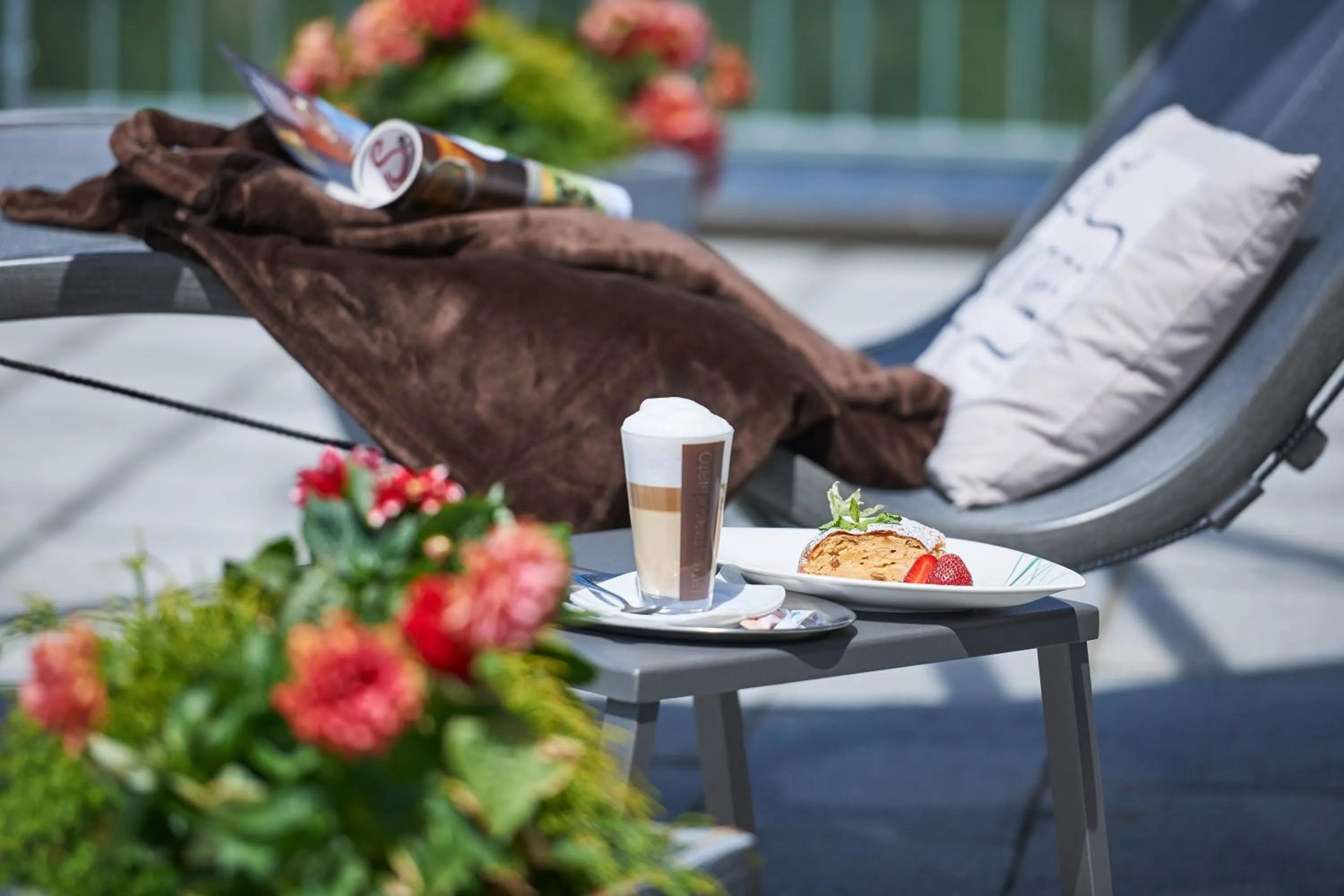 Balcony/Terrace in Alpenhotel Laurin