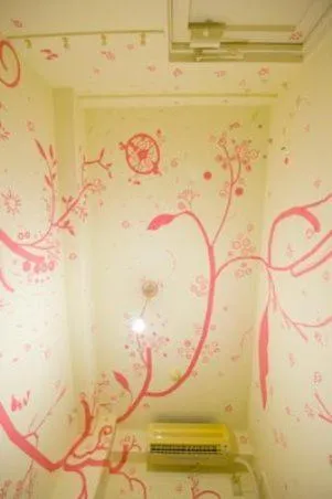 Decorative detail in Hostel Zen