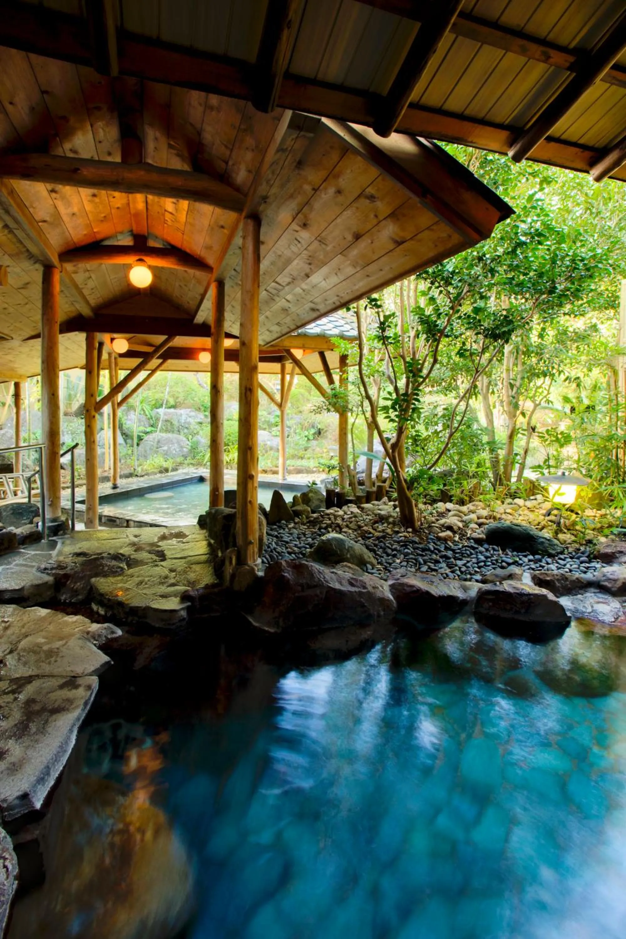 Hot Spring Bath in Seiryu-so