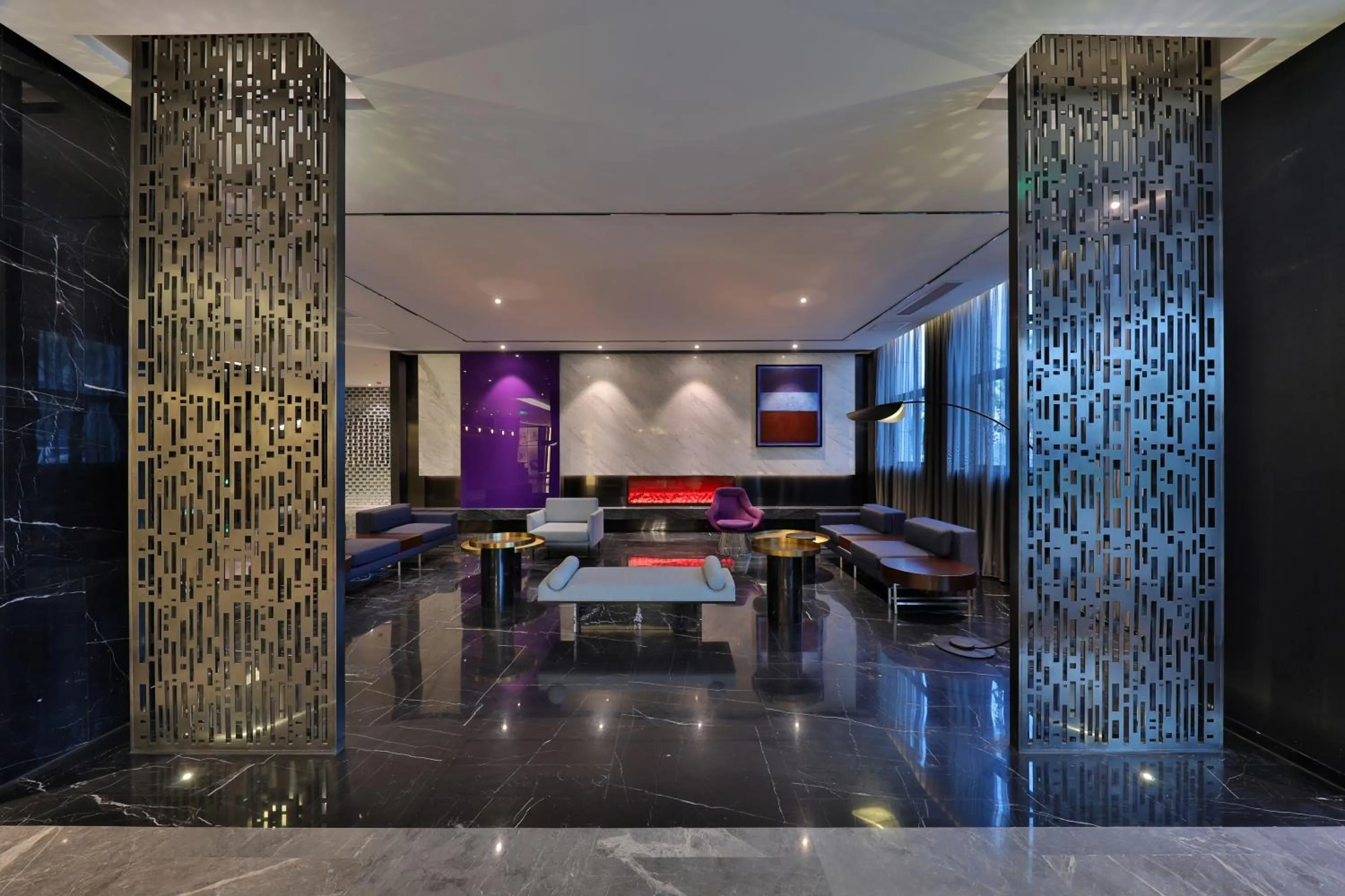 Seating area in Orange hotel shanghai pudong Airport - Free shuttle bus to PVG airport