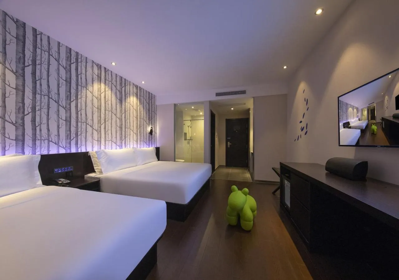 Bed in Orange hotel shanghai pudong Airport - Free shuttle bus to PVG airport