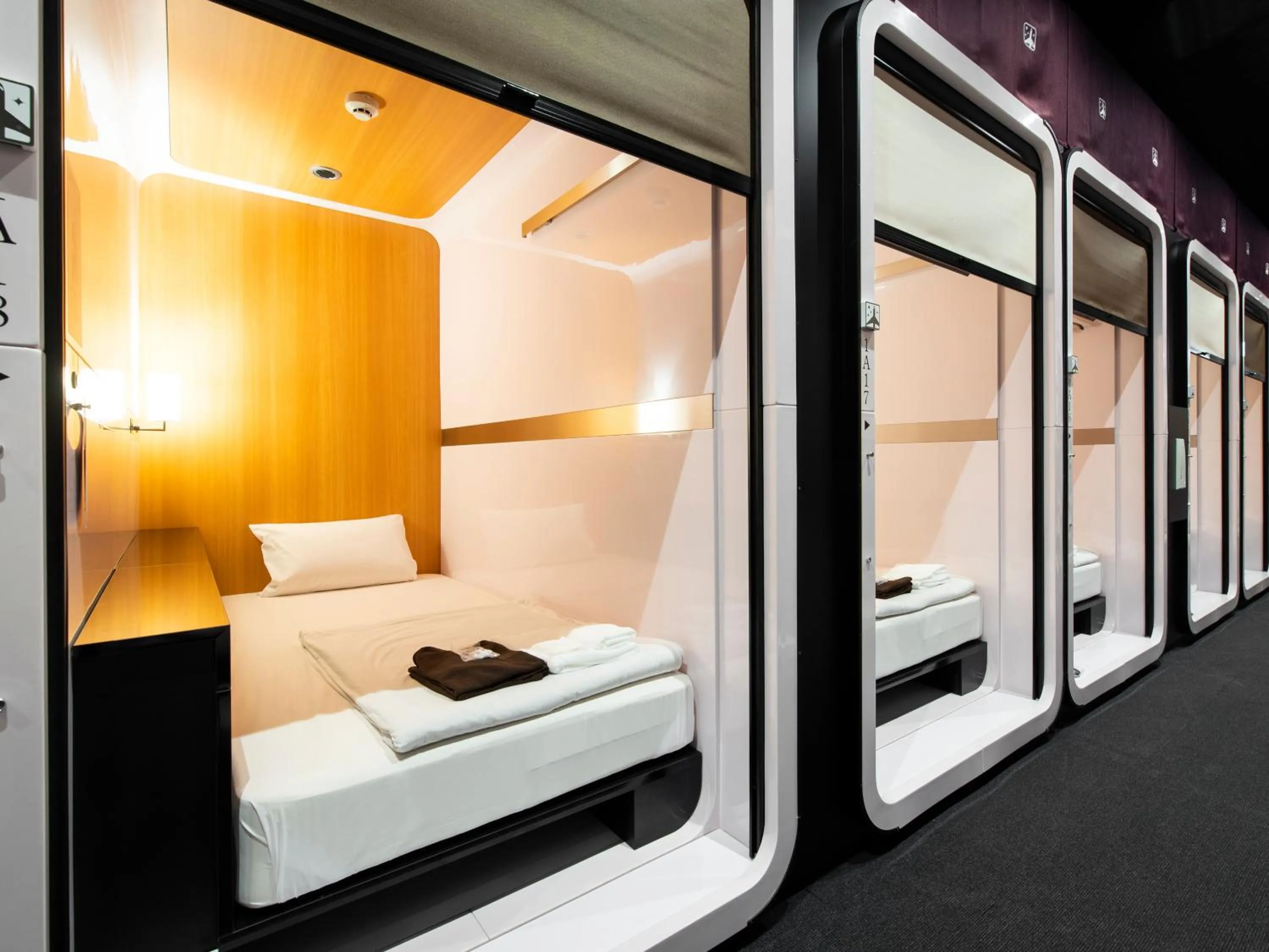 Photo of the whole room, Bed in FIRSTCABIN Kyoto Nijojo