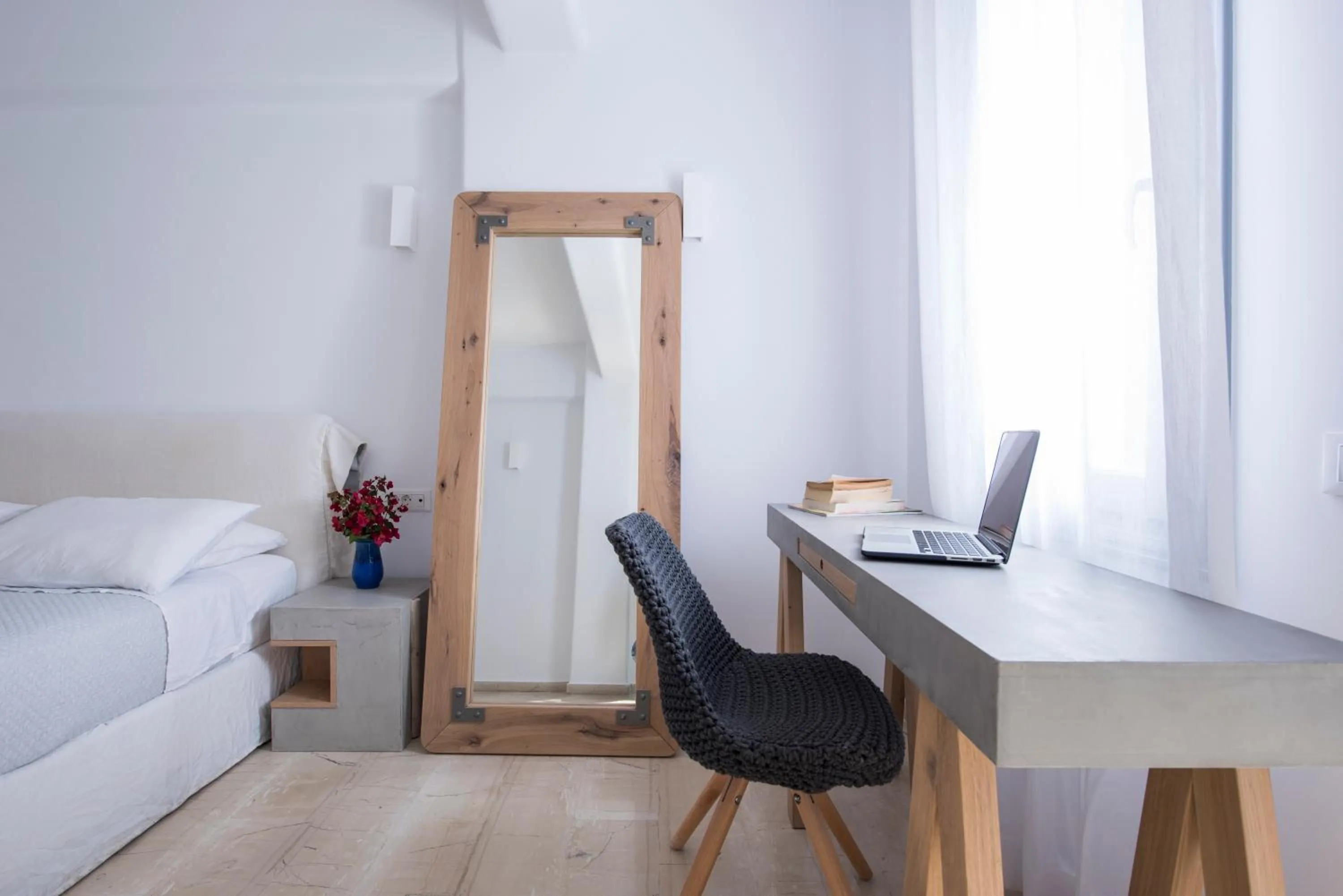Bedroom, Bed in Blue Waves Suites & Apartments
