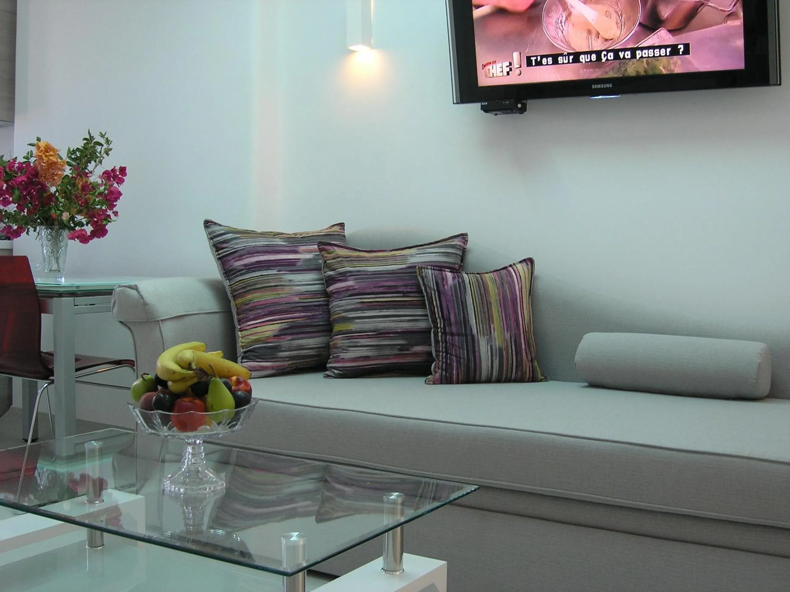 Living room in Blue Waves Suites & Apartments