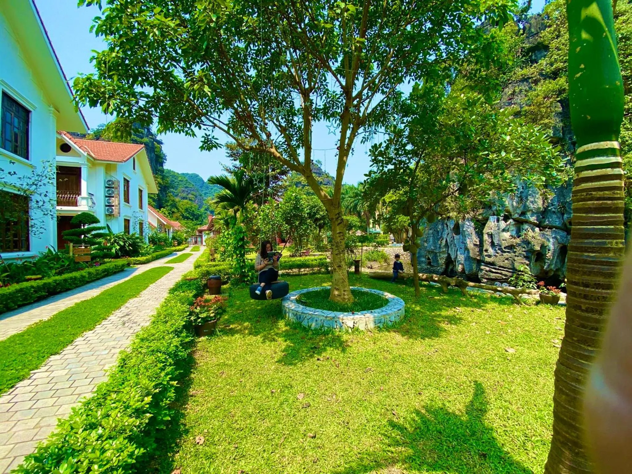 Garden in Tam Coc La Montagne Resort & Spa Ninh Binh