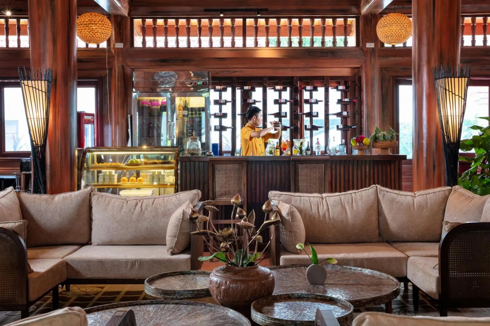 Lounge or bar in Tam Coc La Montagne Resort & Spa Ninh Binh