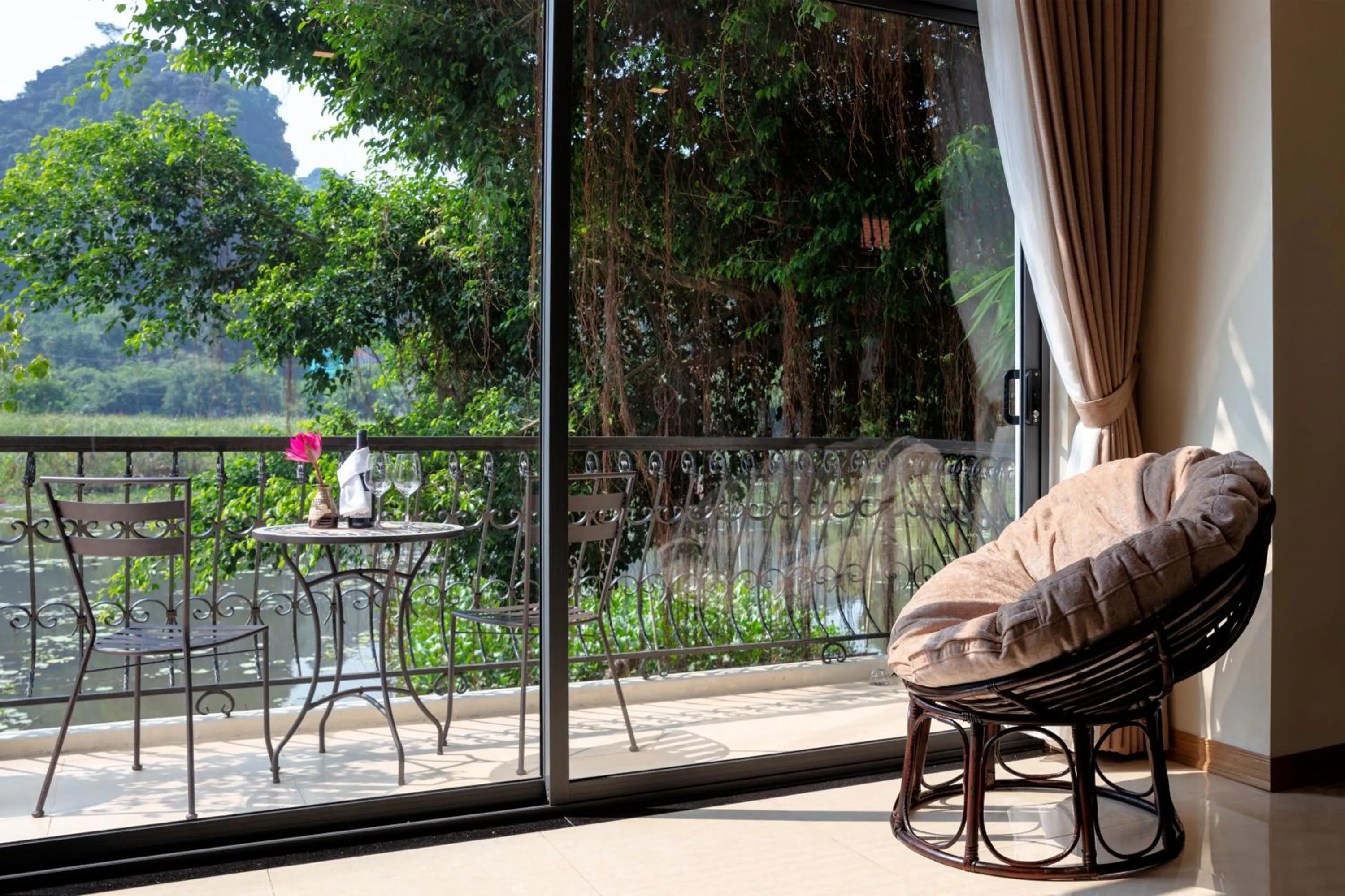 Balcony/Terrace in Tam Coc La Montagne Resort & Spa Ninh Binh
