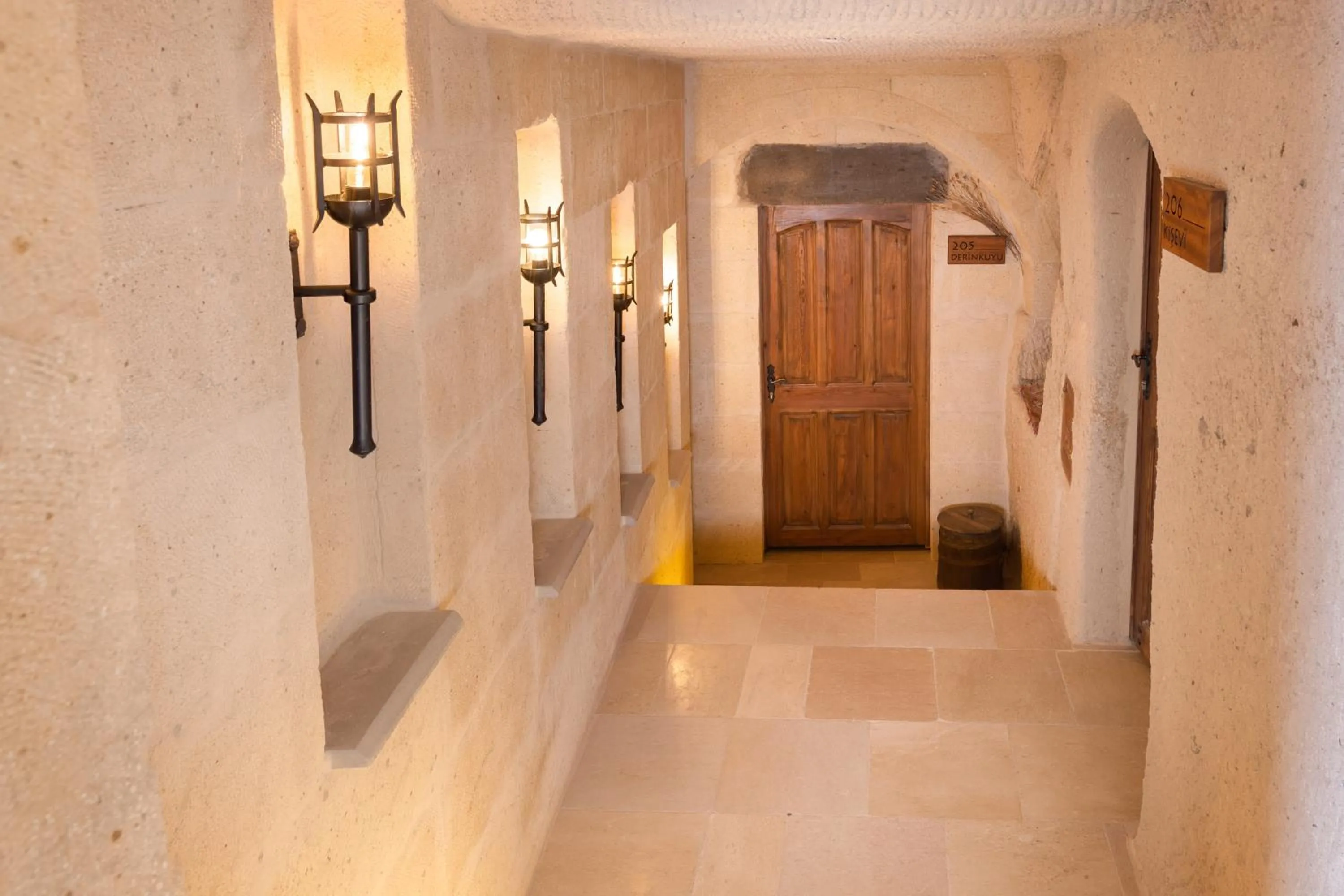 Inner courtyard view in The Rupestral House Hotel