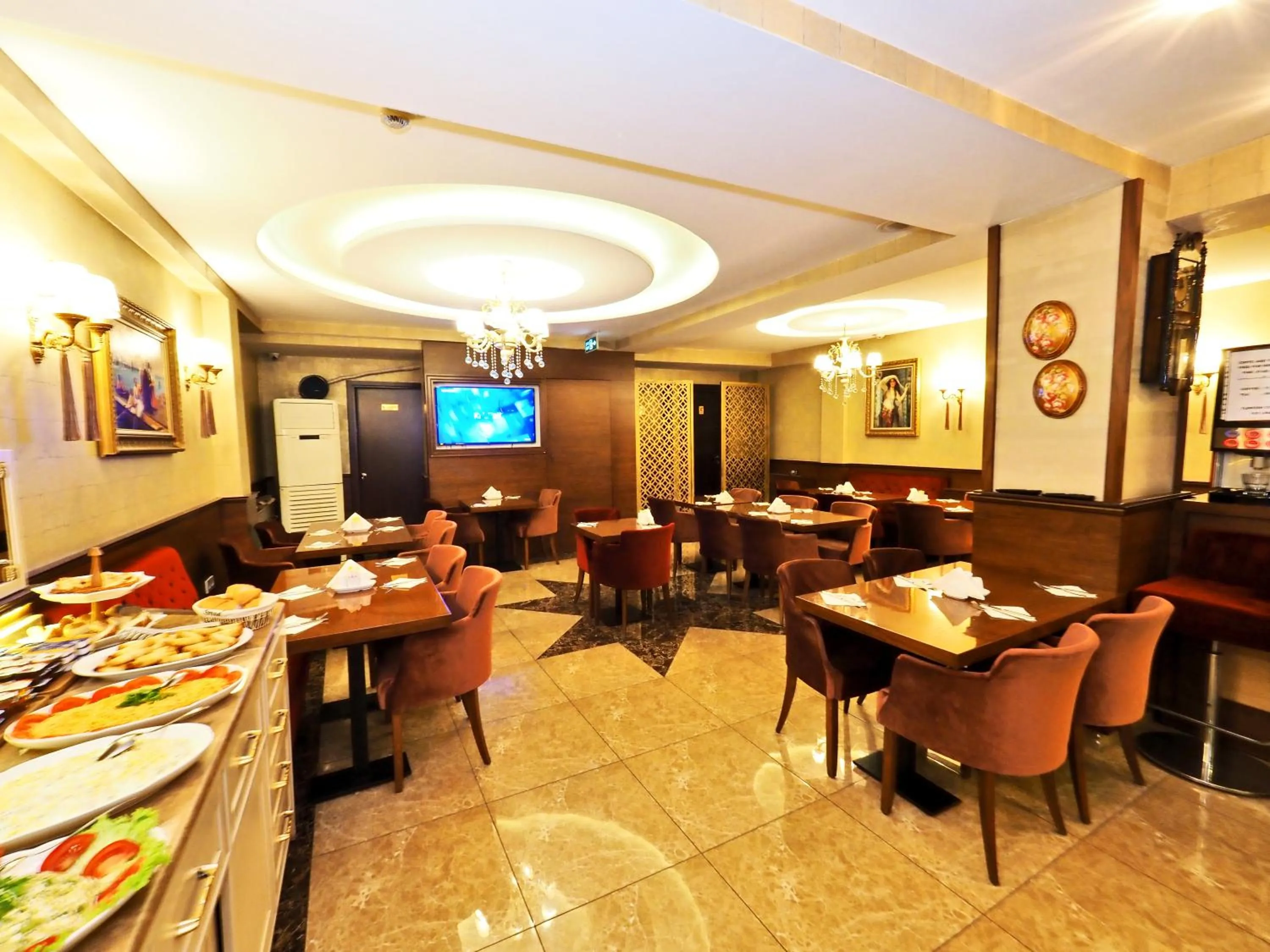 Buffet breakfast in Elysion Hotel