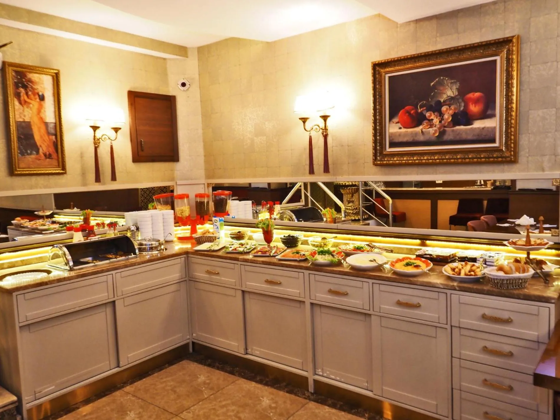 Buffet breakfast in Elysion Hotel