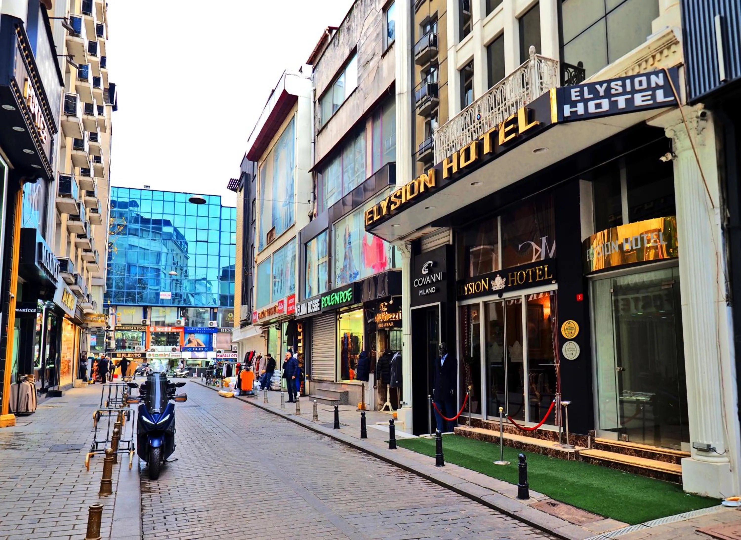 Street view in Elysion Hotel