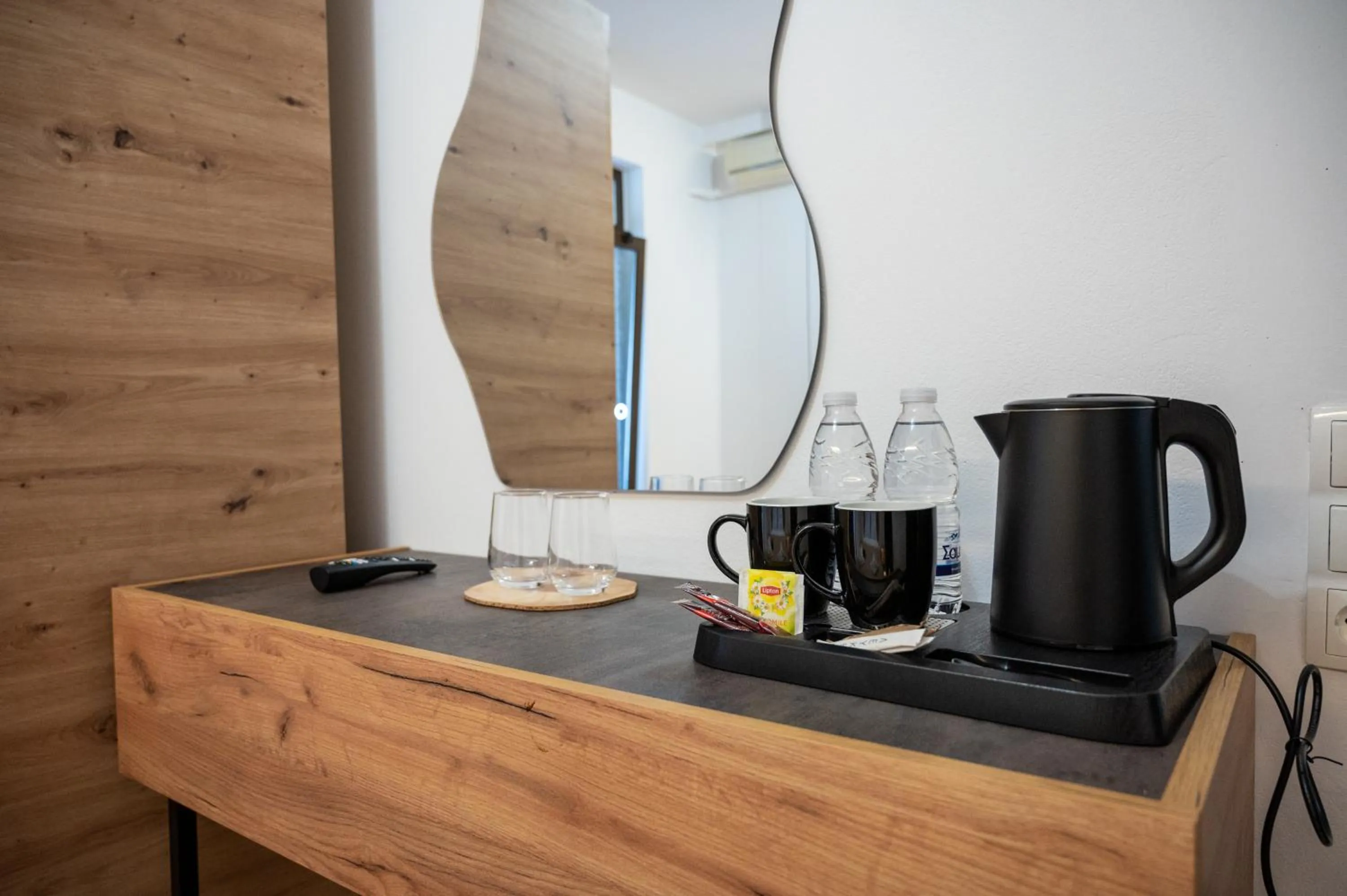 Coffee/tea facilities in Villa Gereoudis Apartments with Sea View & Pool