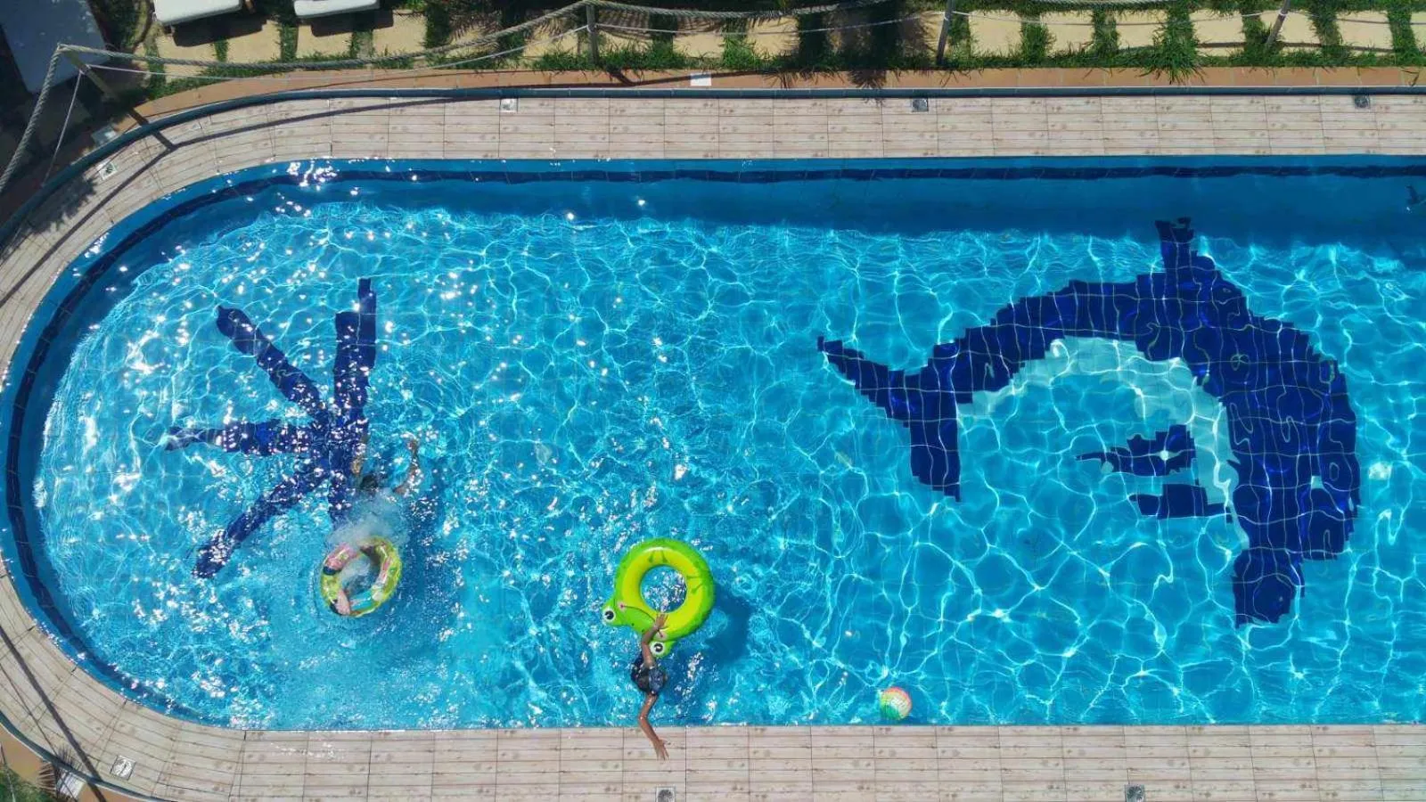 Pool view in Villa Gereoudis Apartments with Sea View & Pool