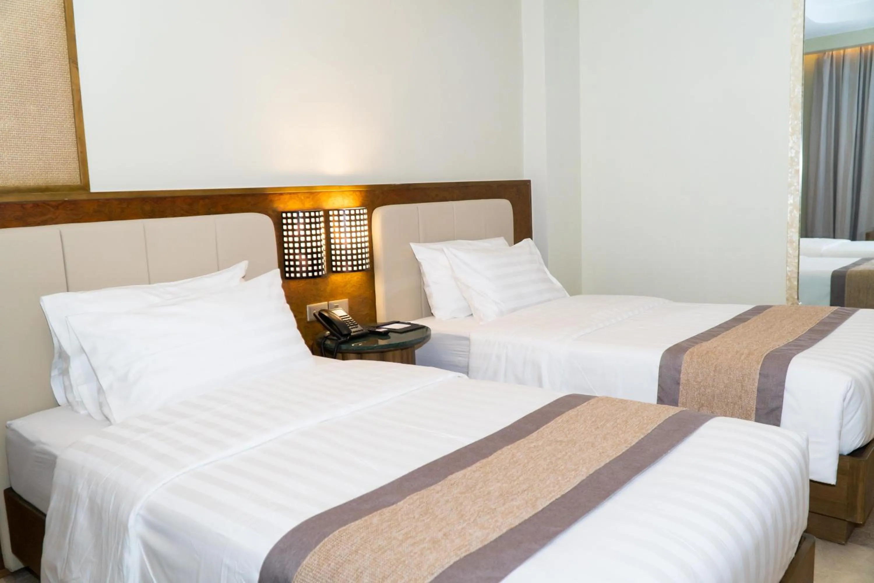 Bed in Coron Westown Resort