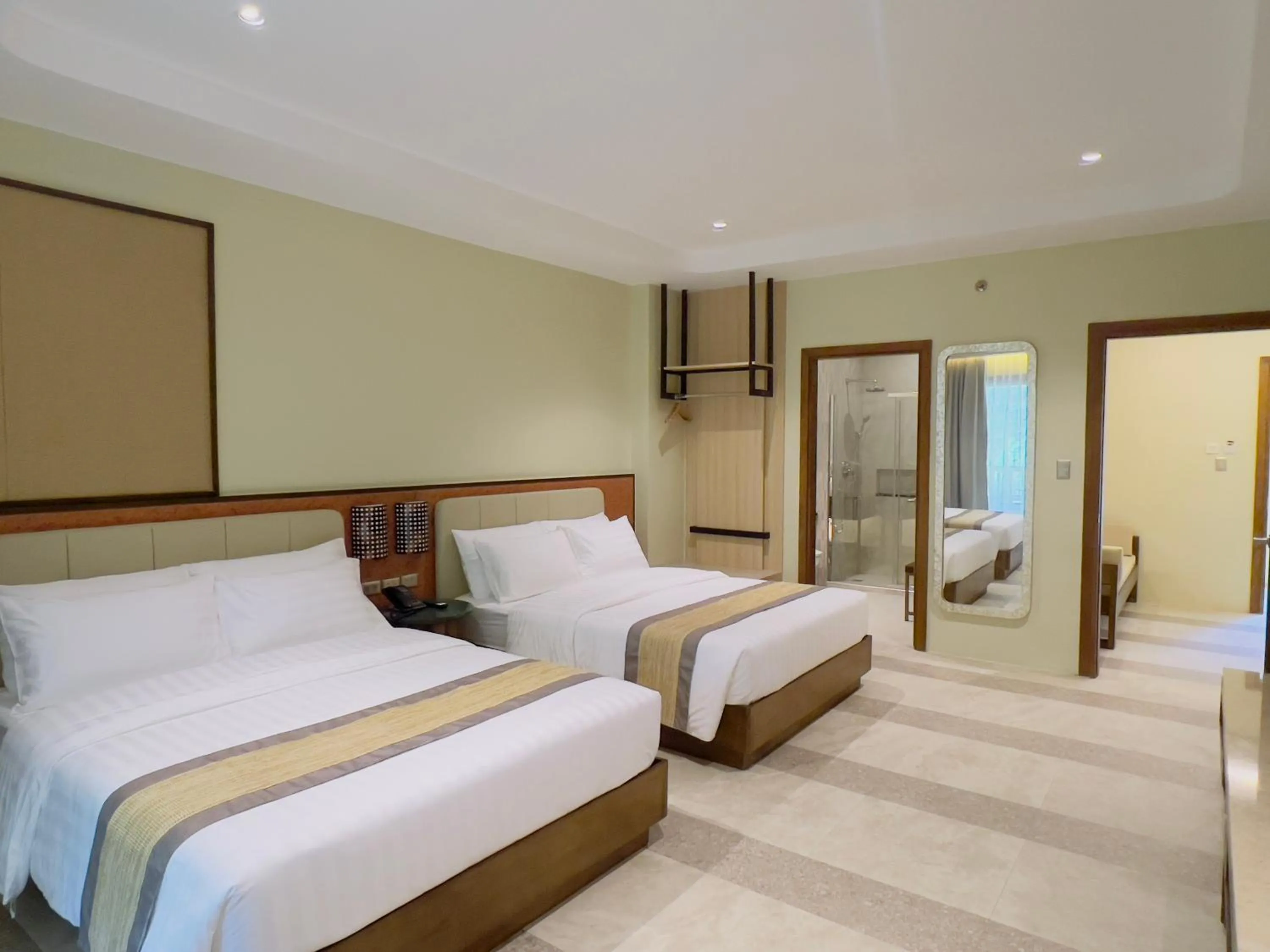 Bed in Coron Westown Resort