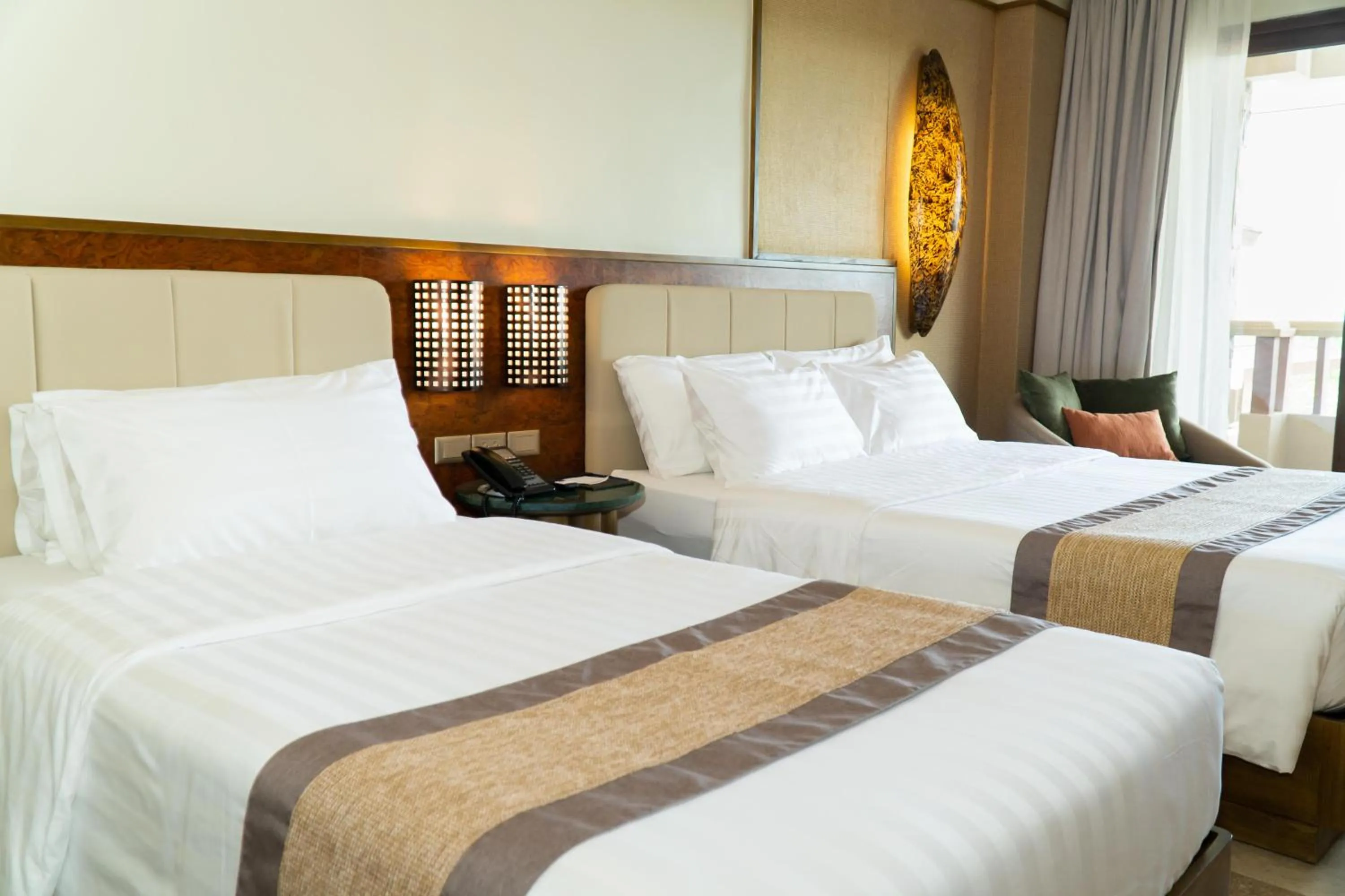 Bed in Coron Westown Resort