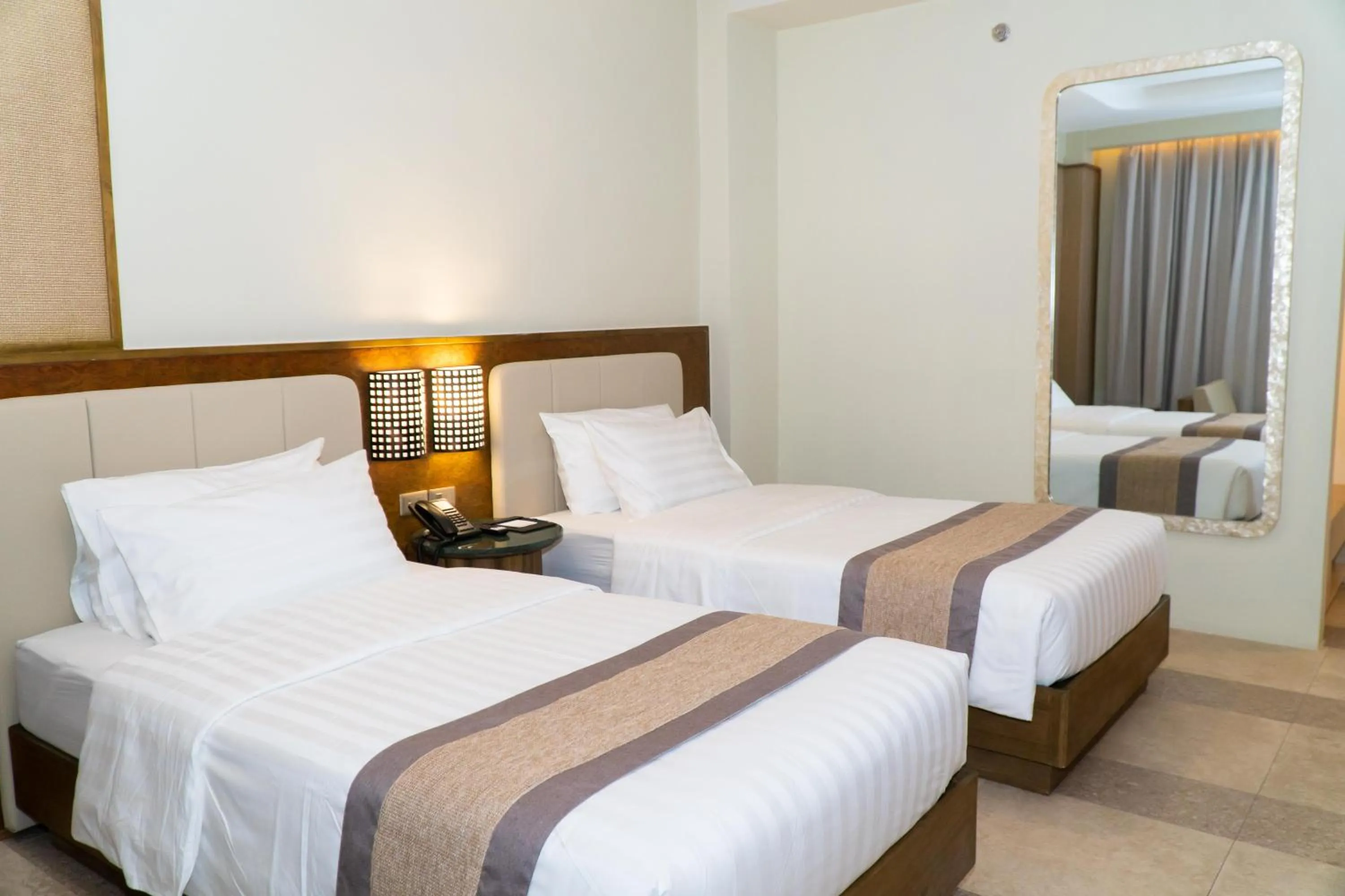 Bed in Coron Westown Resort