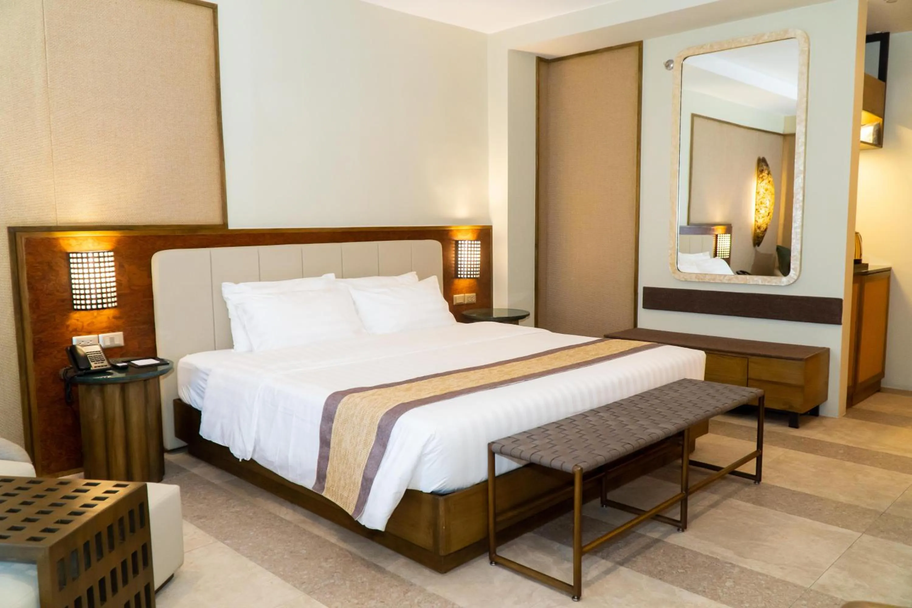 Bed in Coron Westown Resort