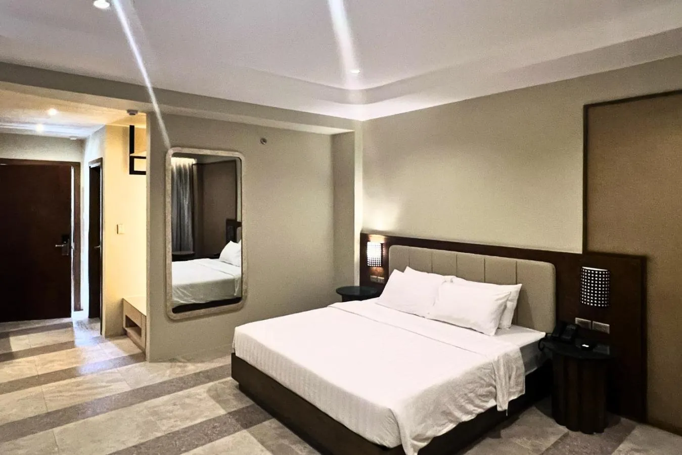 Bed in Coron Westown Resort