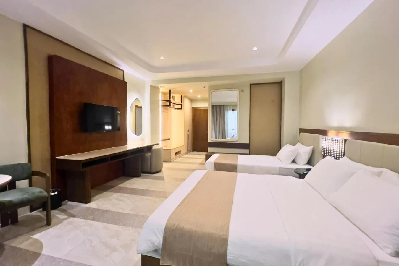 Bed in Coron Westown Resort