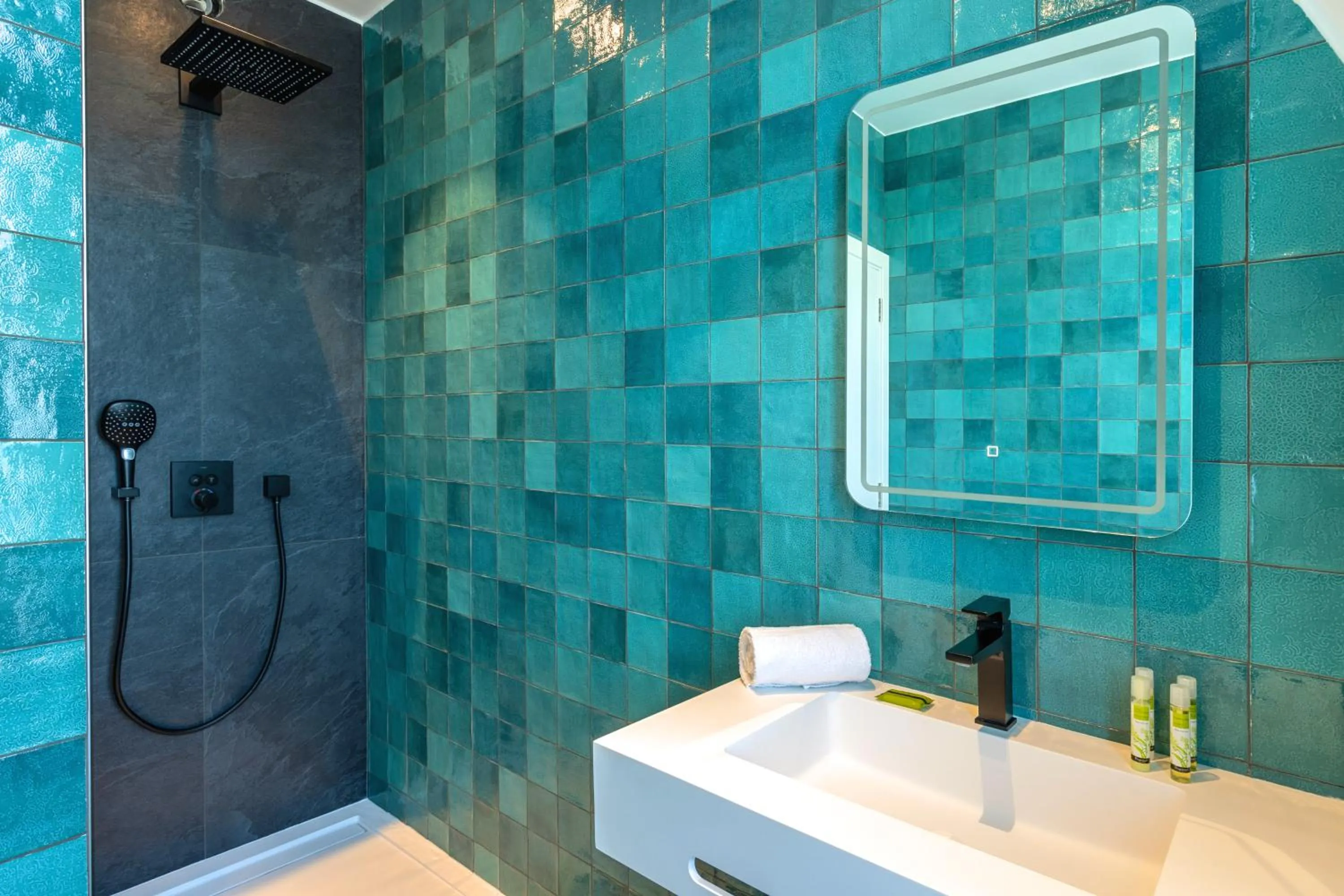 Shower in Hôtel Apollinaire Nice