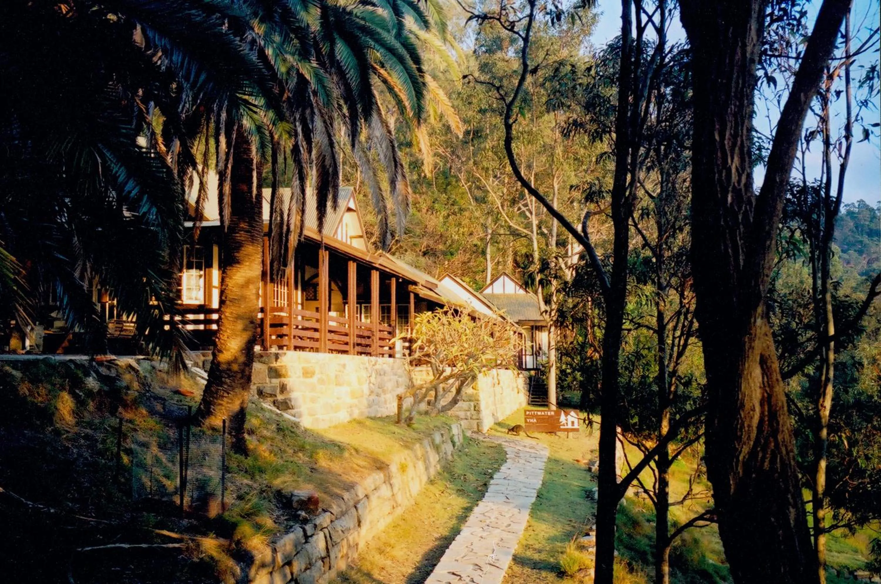 Facade/entrance in YHA Pittwater Eco, Sydney