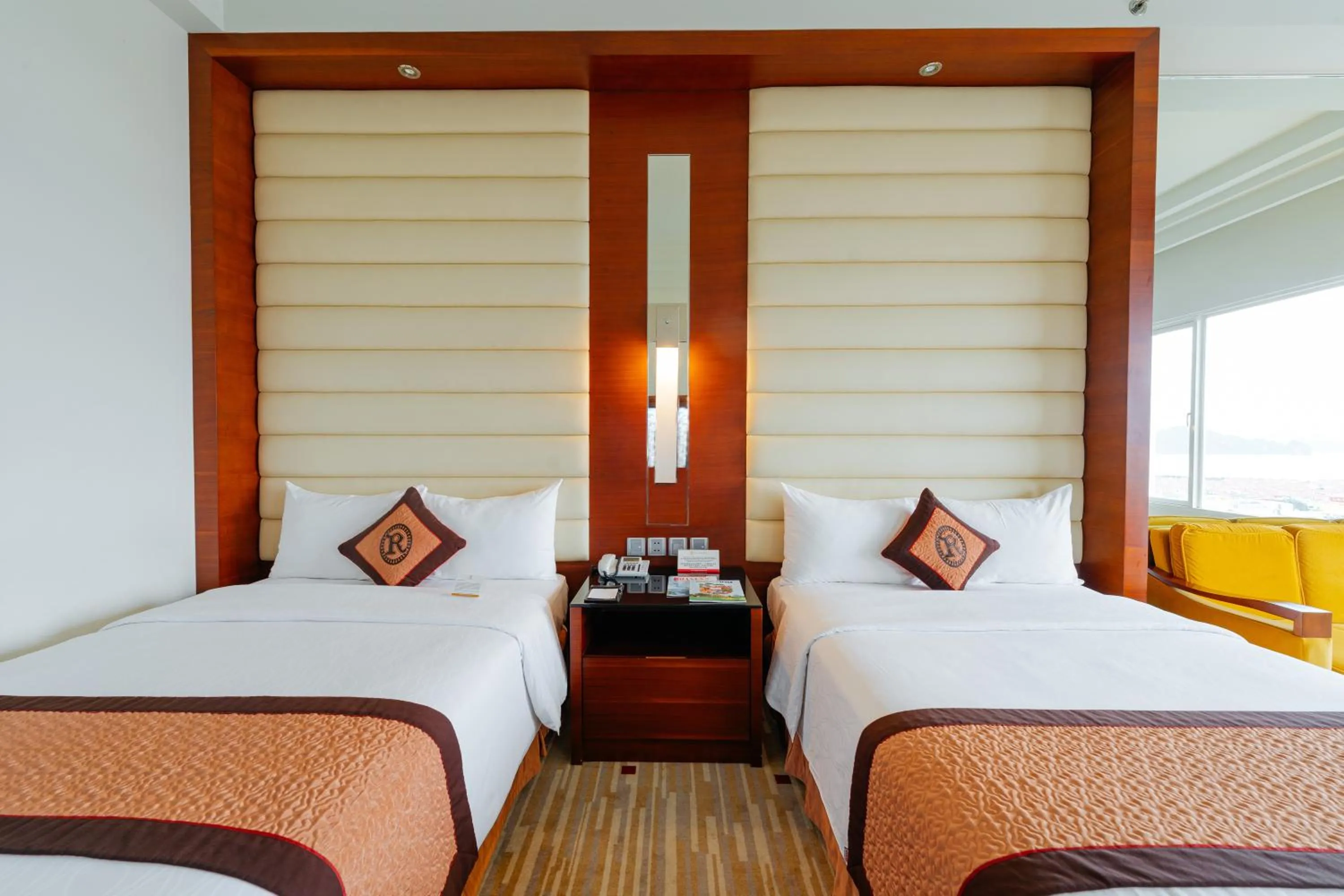 Bed in Royal Halong Hotel