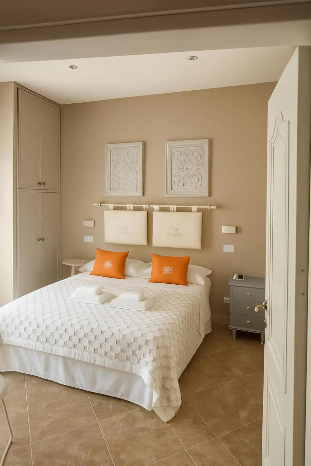 View (from property/room), Bed in Villa Antonietta Ischia