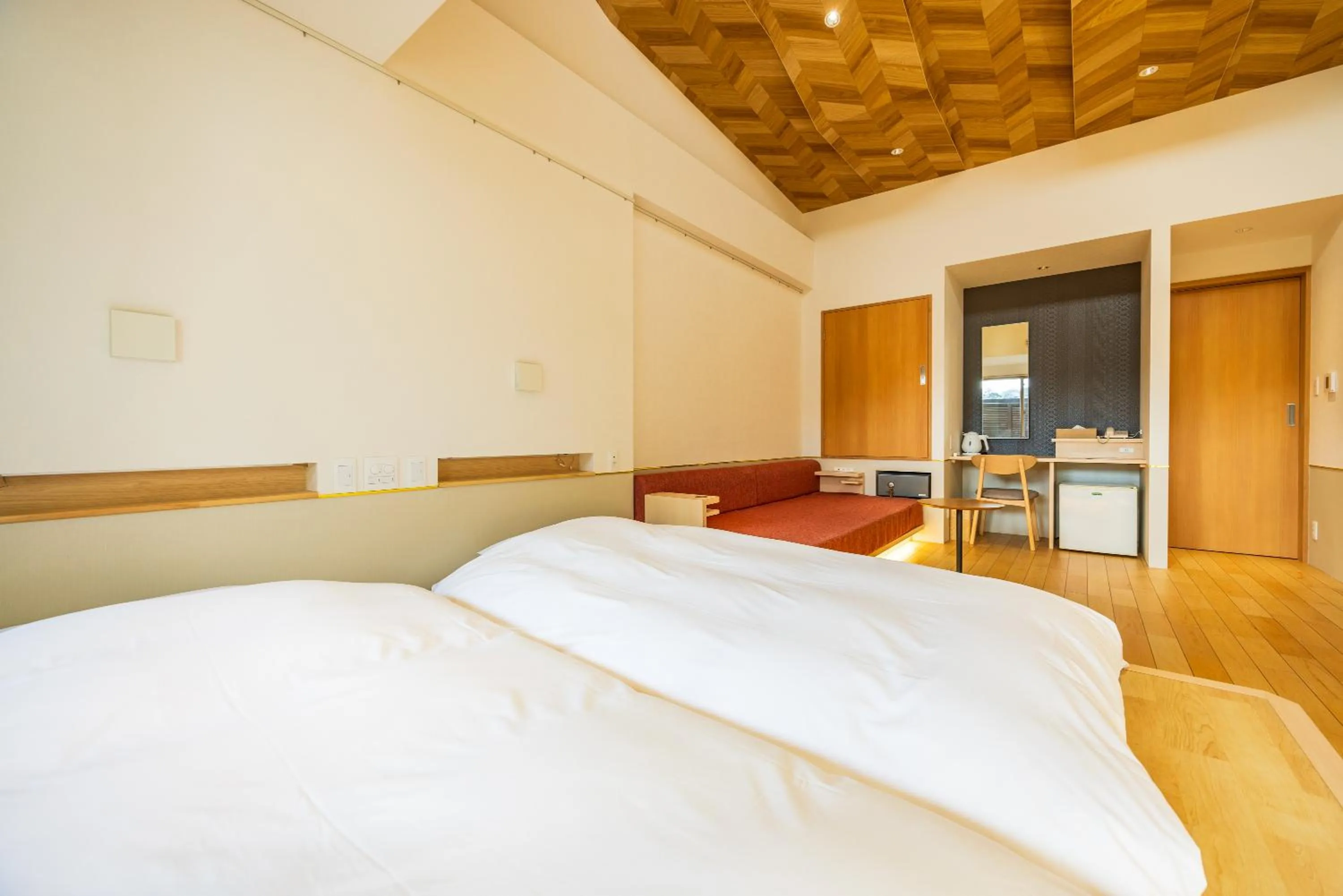 Photo of the whole room, Bed in Hidamari Ichinoyu