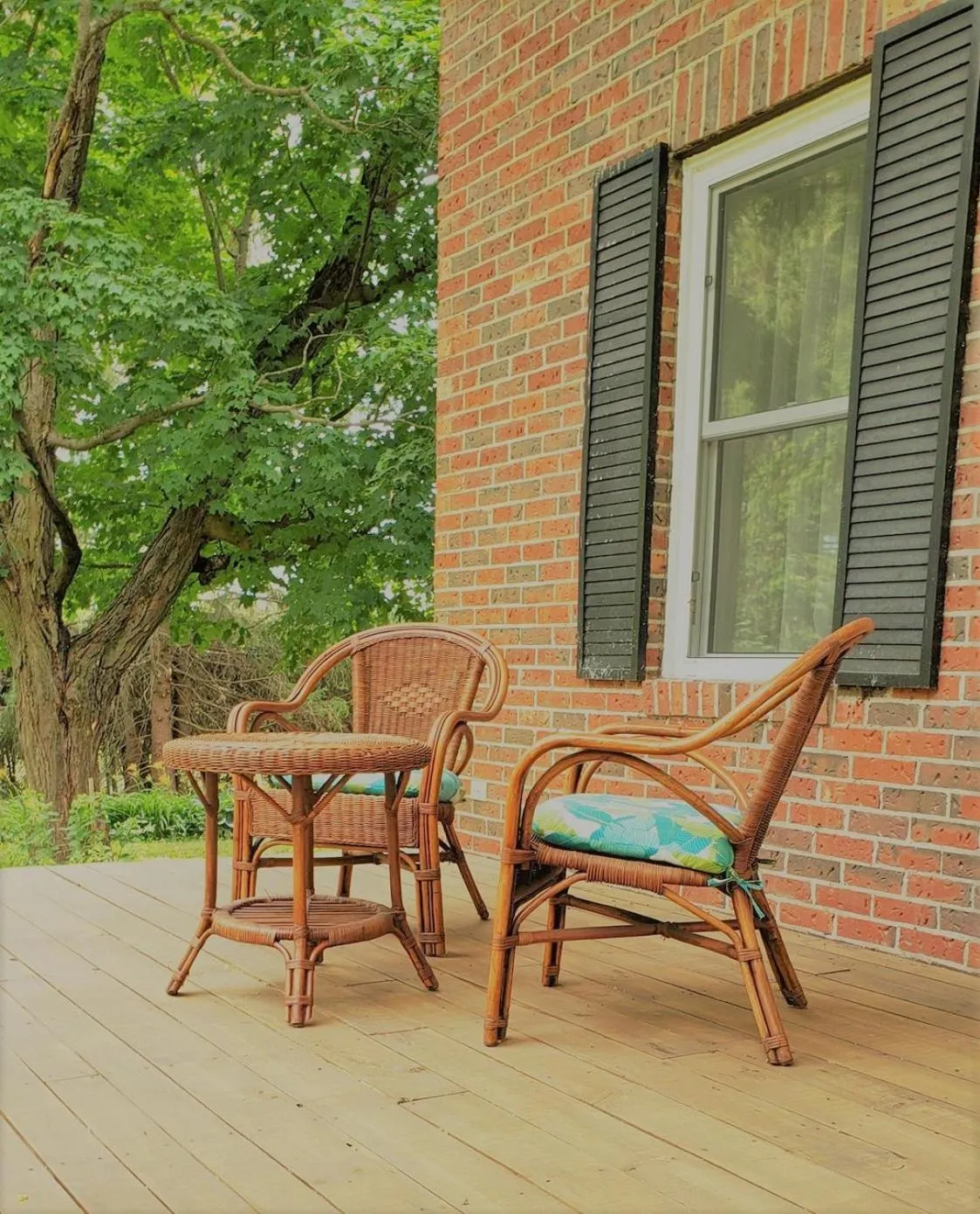 Patio in Auberge du Vignoble Bromont