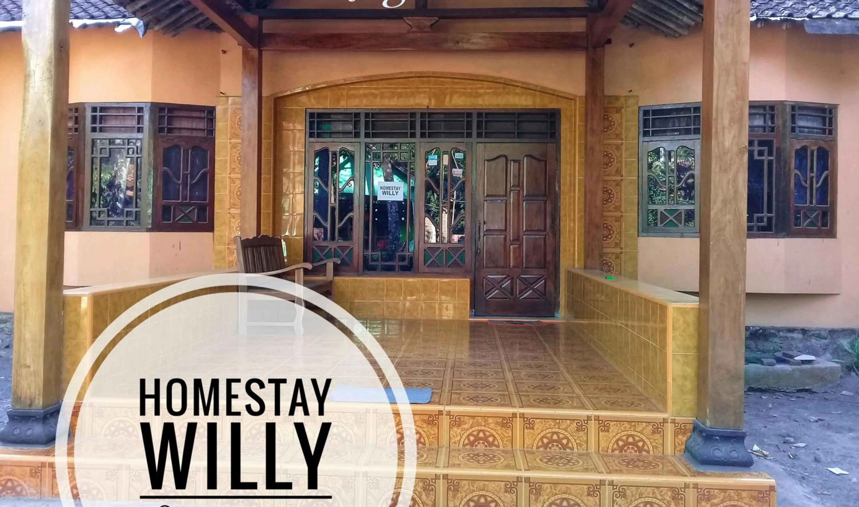 Facade/entrance in Willy Homestay Borobudur