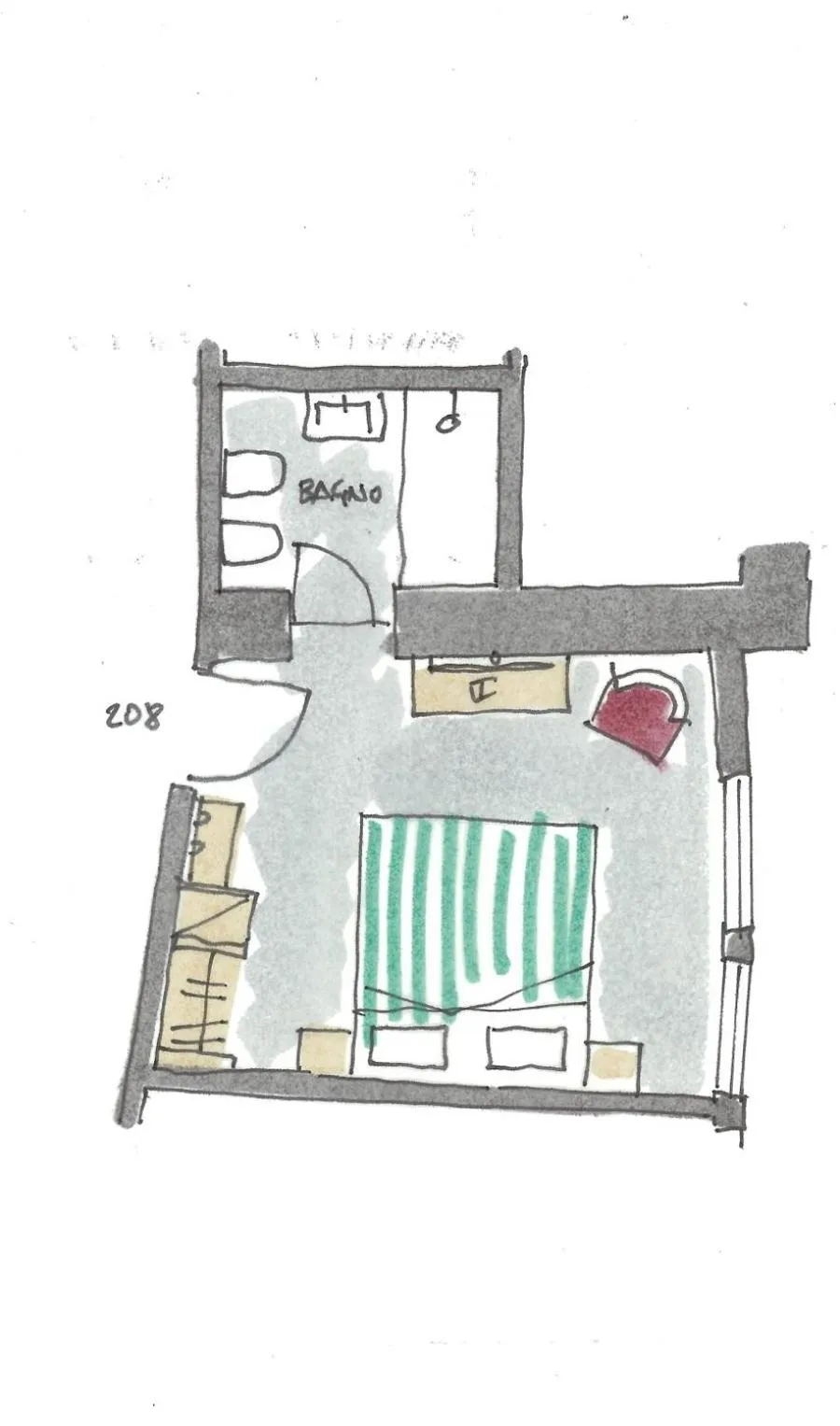 Lake view in Hotel Paradiso Conca d'Oro