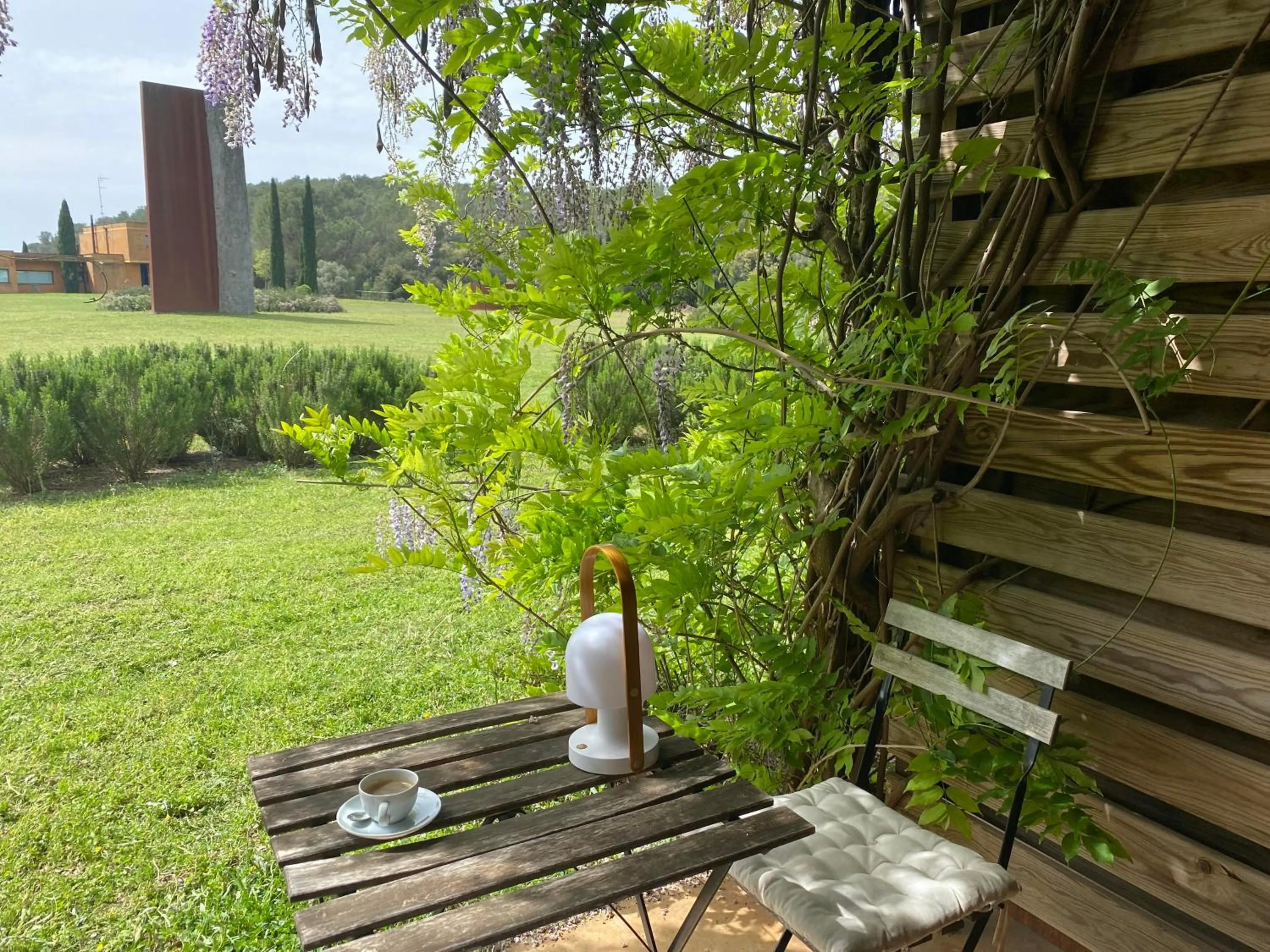 Patio in Hotel Fundació L'Olivar