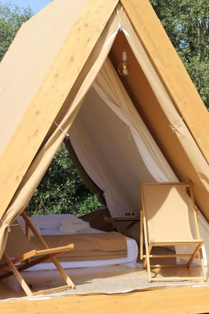 Bed in Hotel Fundació L'Olivar